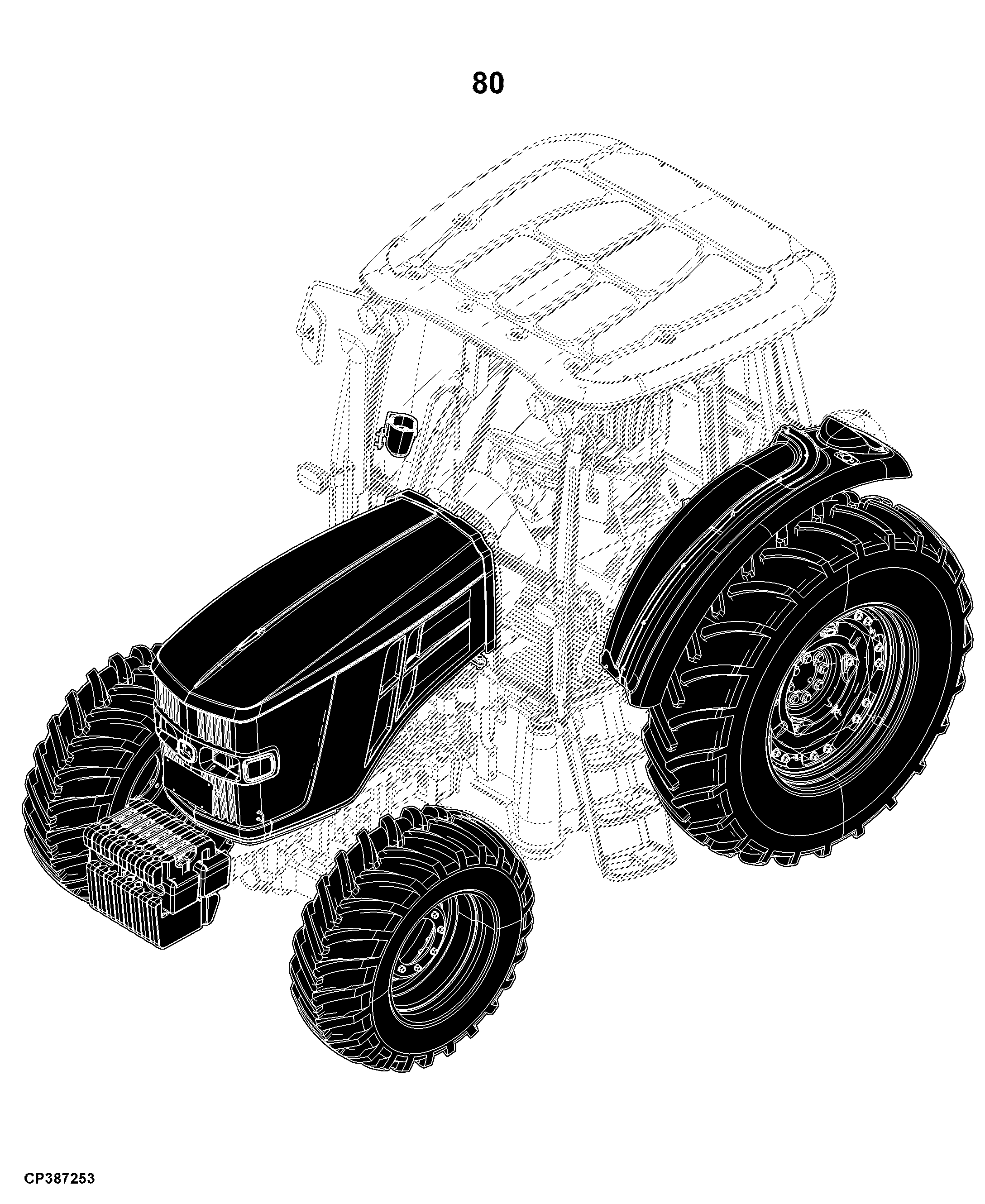 6B-954 Tractor (S.N. 511911- )(China Edition)