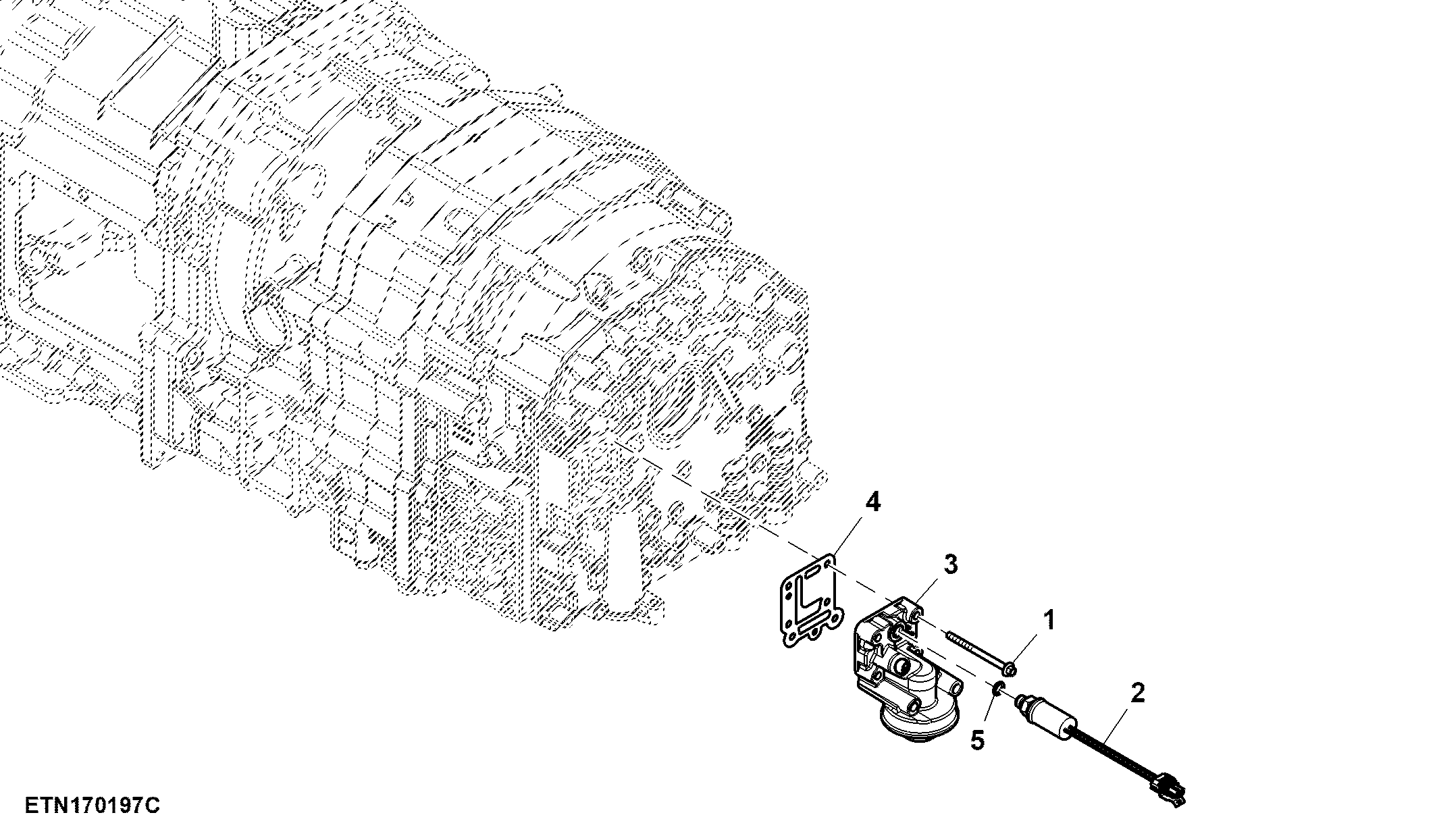 Oil Filter Housing, Pressure Switch, CommandQuad™