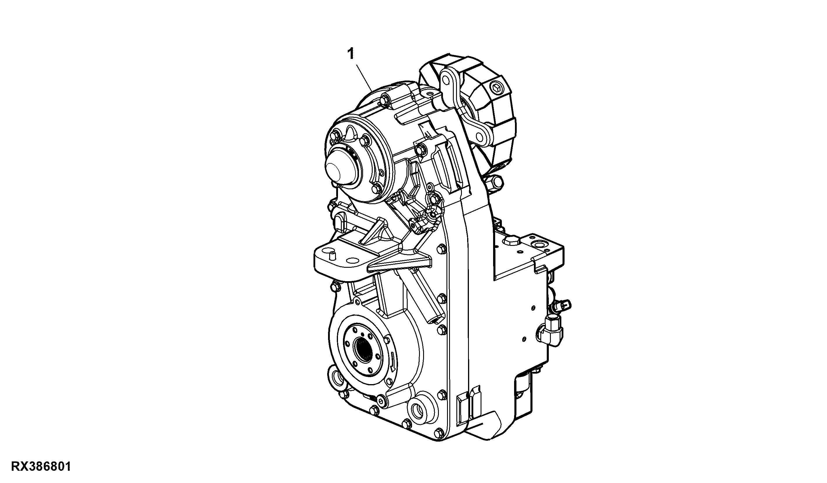 Front PTO, Type 3, Clockwise