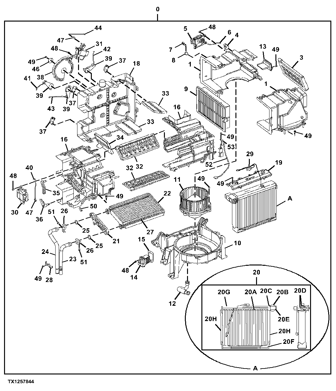Air Conditioner (A/C) and Heater Components