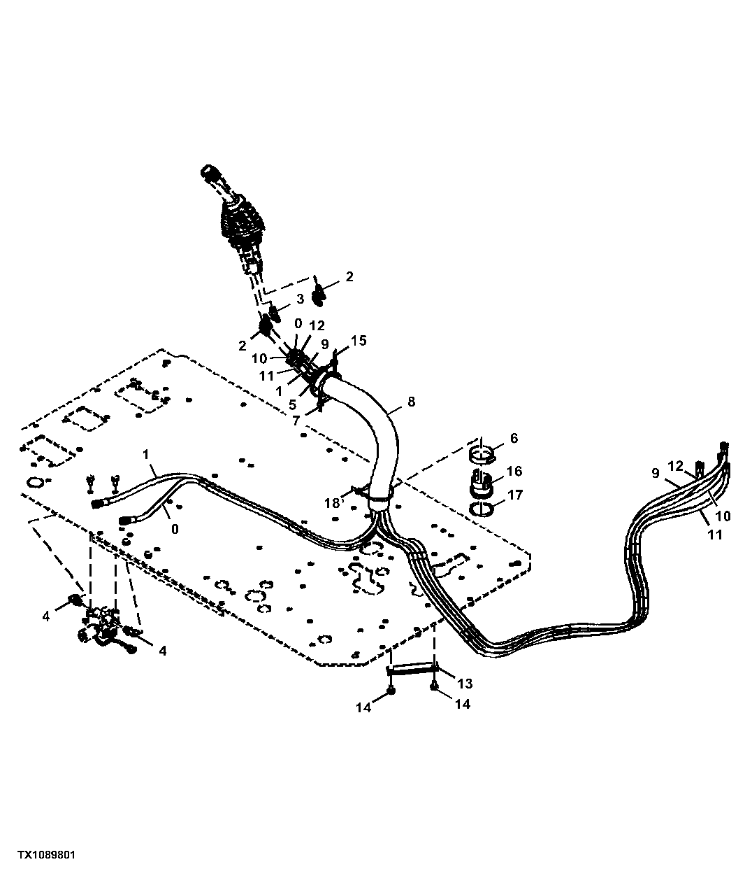Pilot Lines, Pilot Signal Manifold to Right Pilot Controller