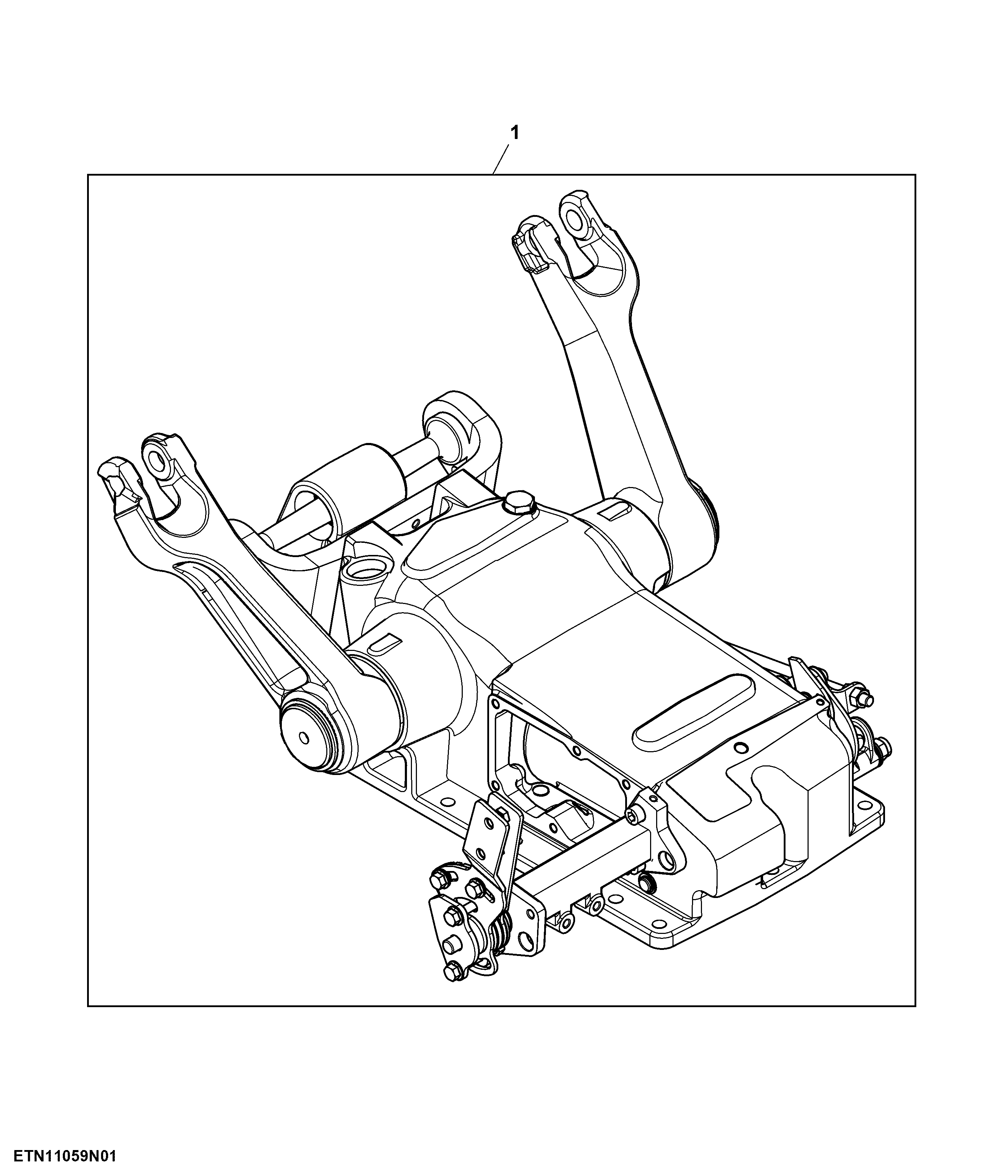 Rockshaft Unit, W/O EQRL, W/ SCV