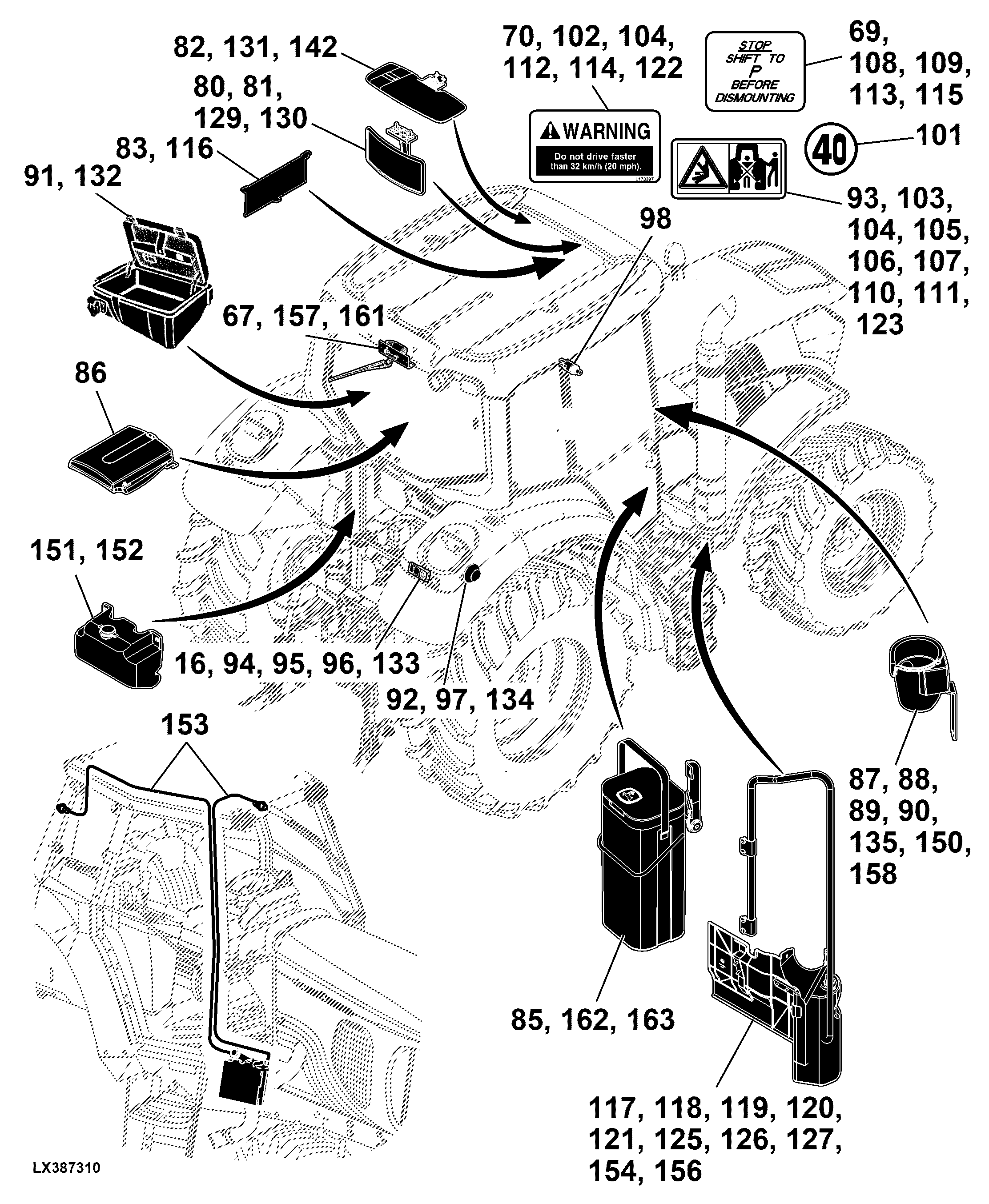 93 Operator's Station, Controls and Accessories