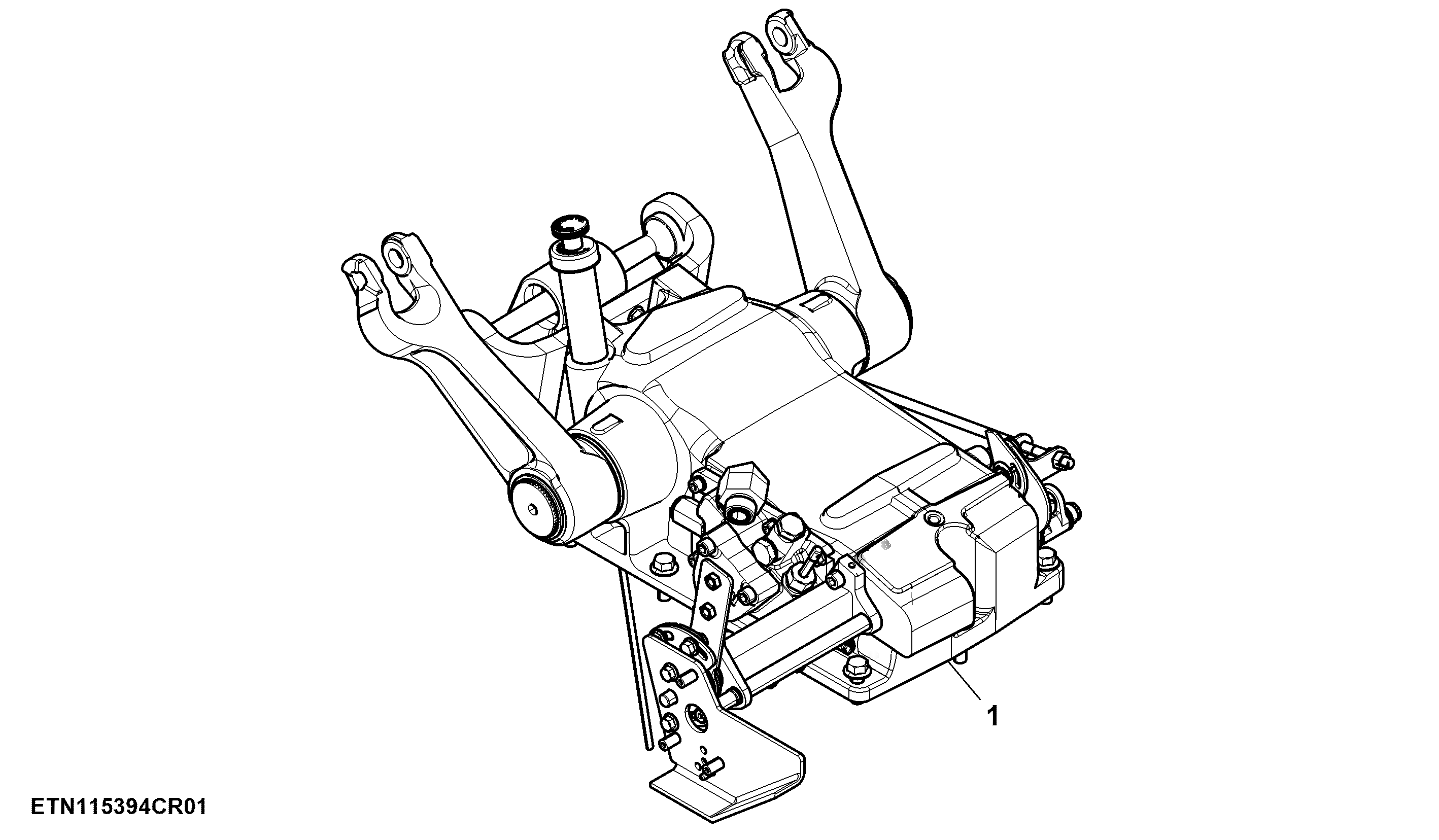 Rockshaft Unit, W/ Electronic Quick Release
