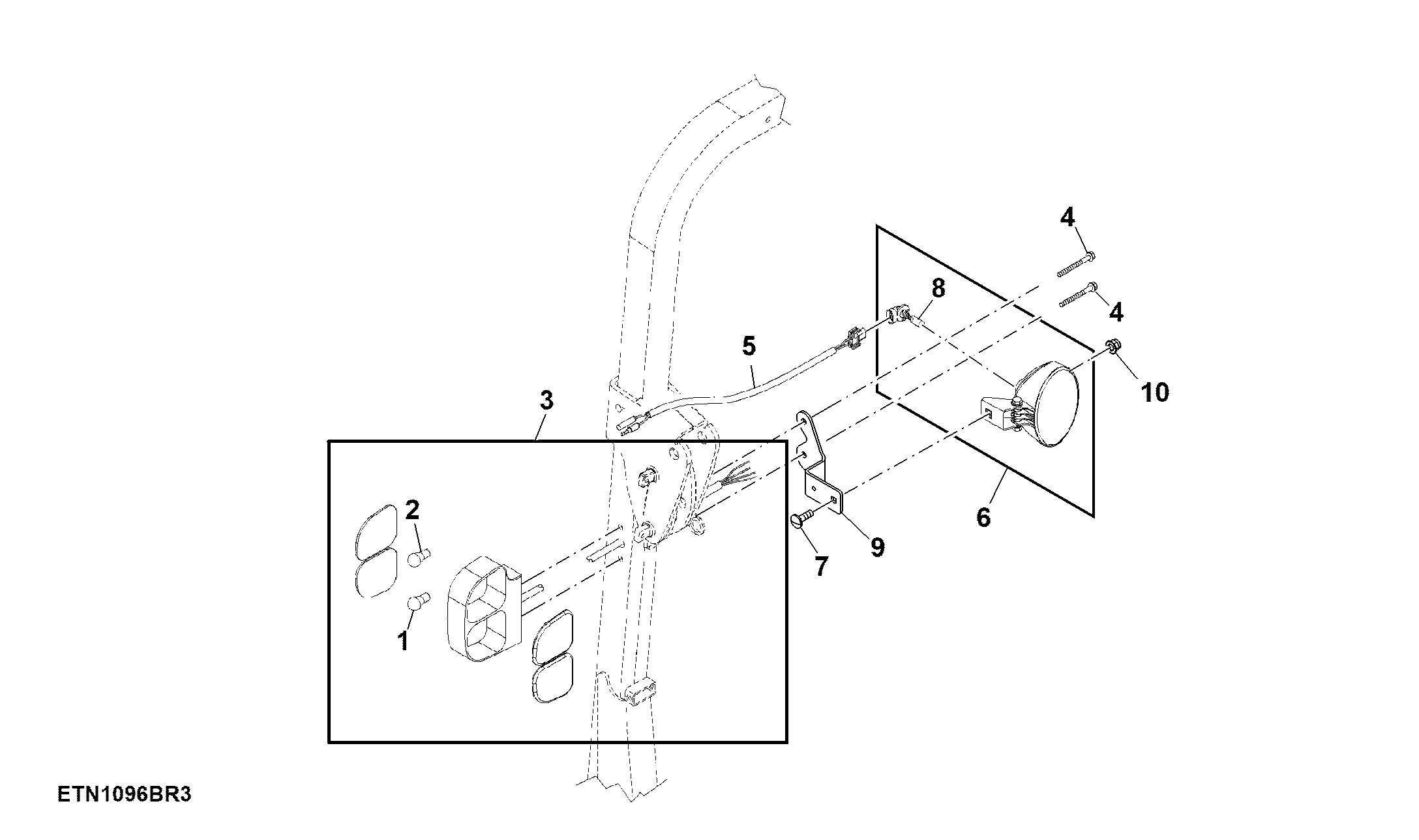 Tail Light / Turn Lights, Deluxe Operator Station