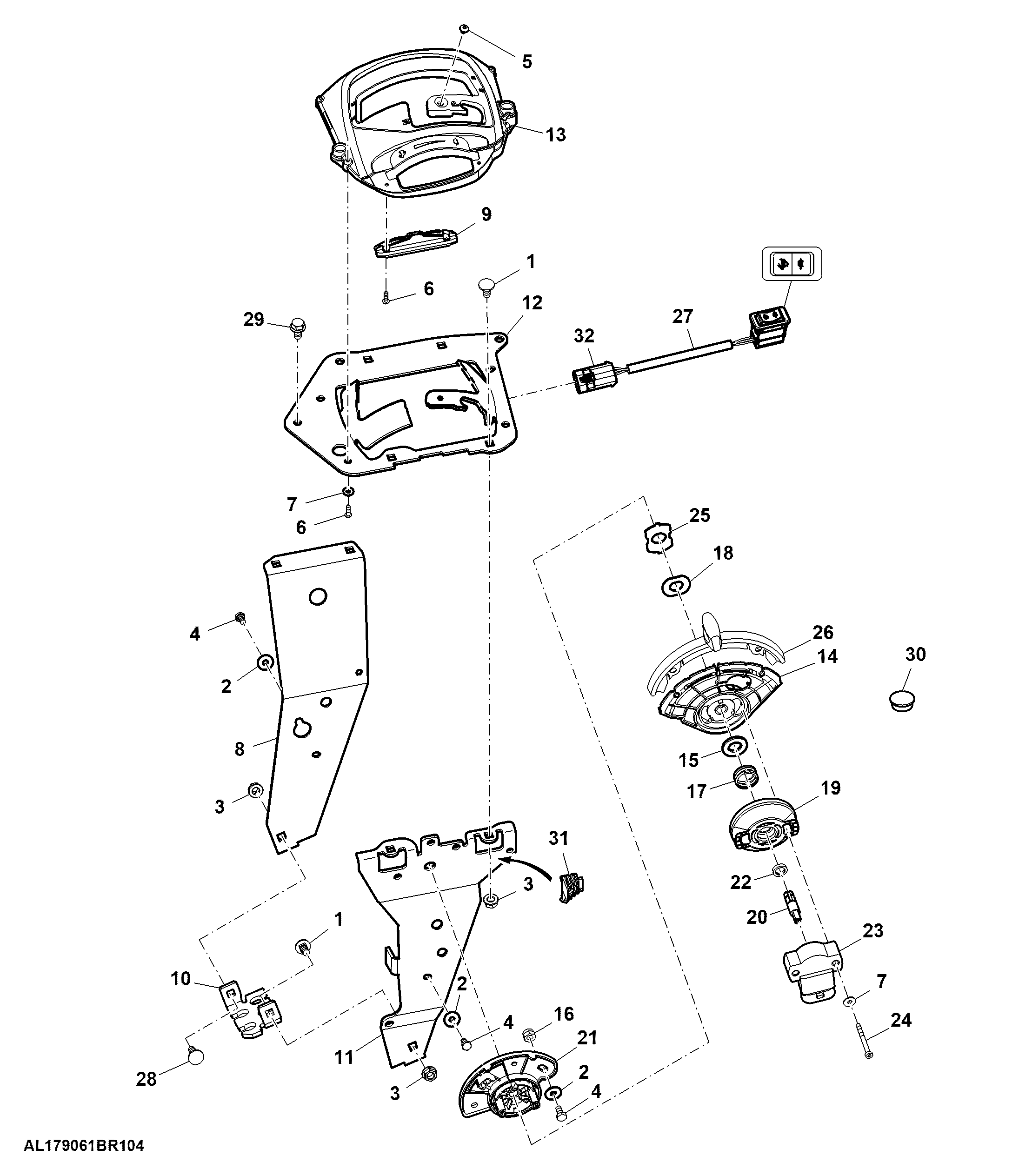 Range Shift / Speed Control, W/ 6-Range, AutoQuad™, W/ Hand Clutch, W/ Armrest