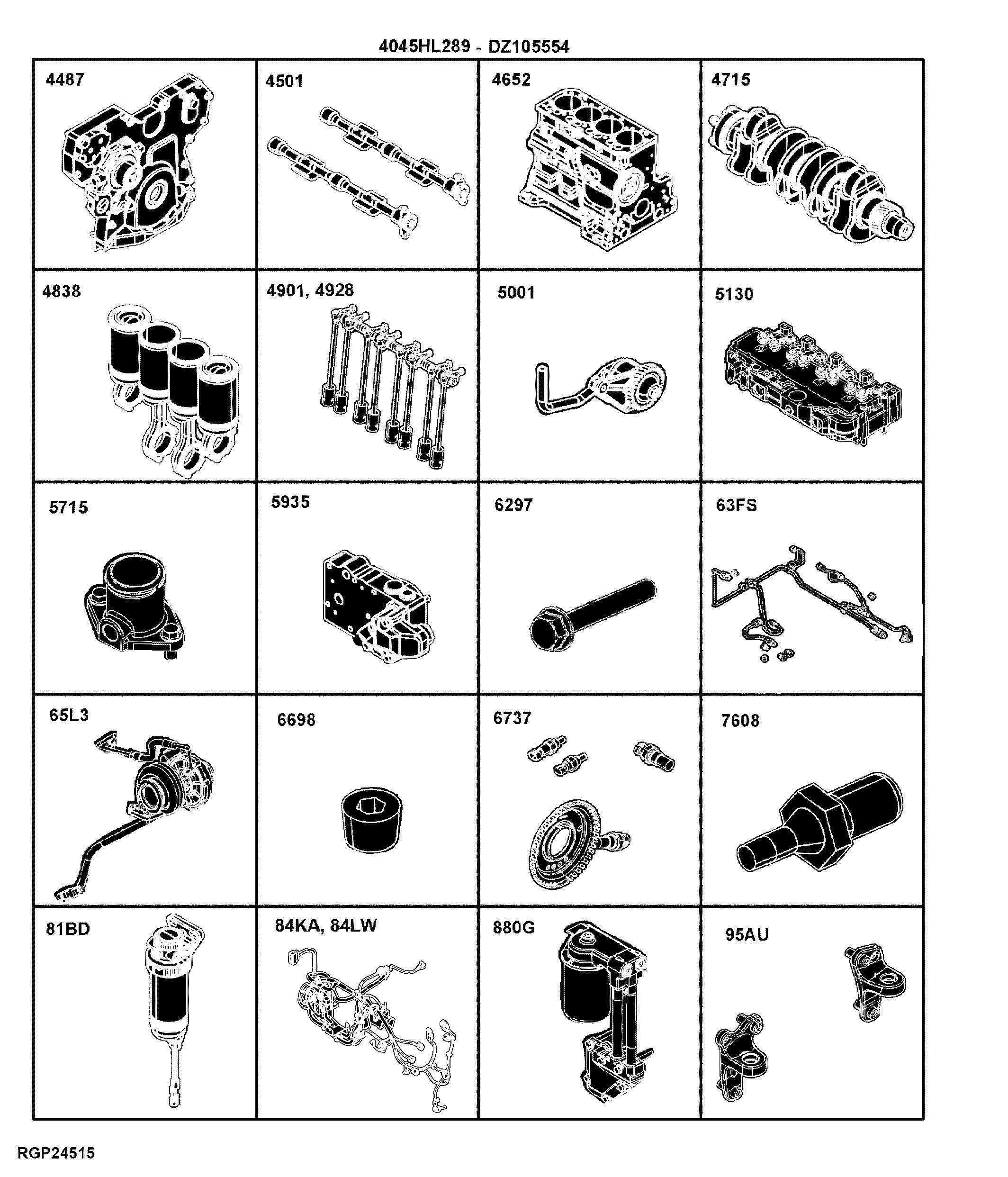 EN Engine 4045HL289-DZ105554-ETN150958-ETN219173