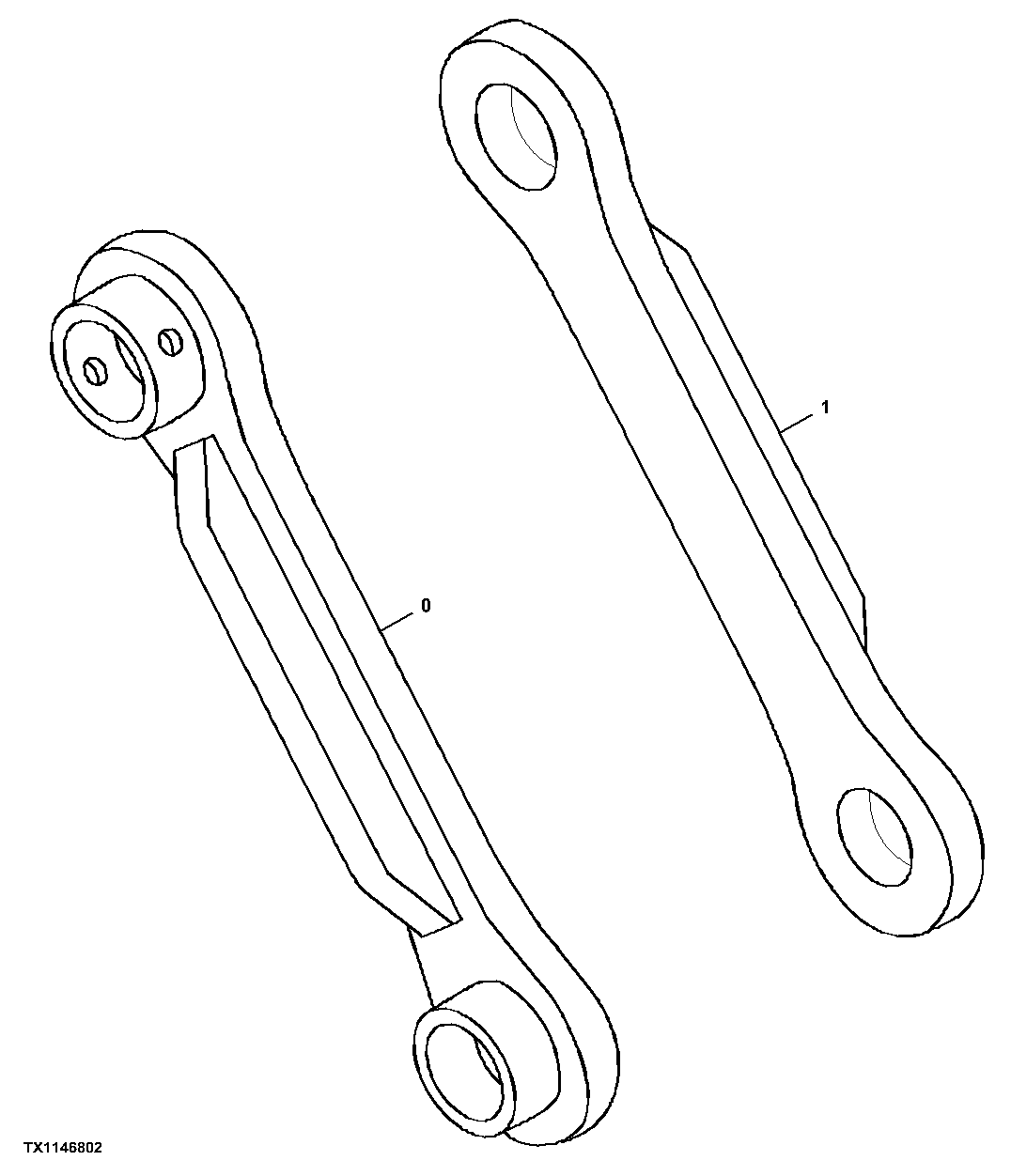 Arm Link, 2.11 m (6.92 ft) Arm