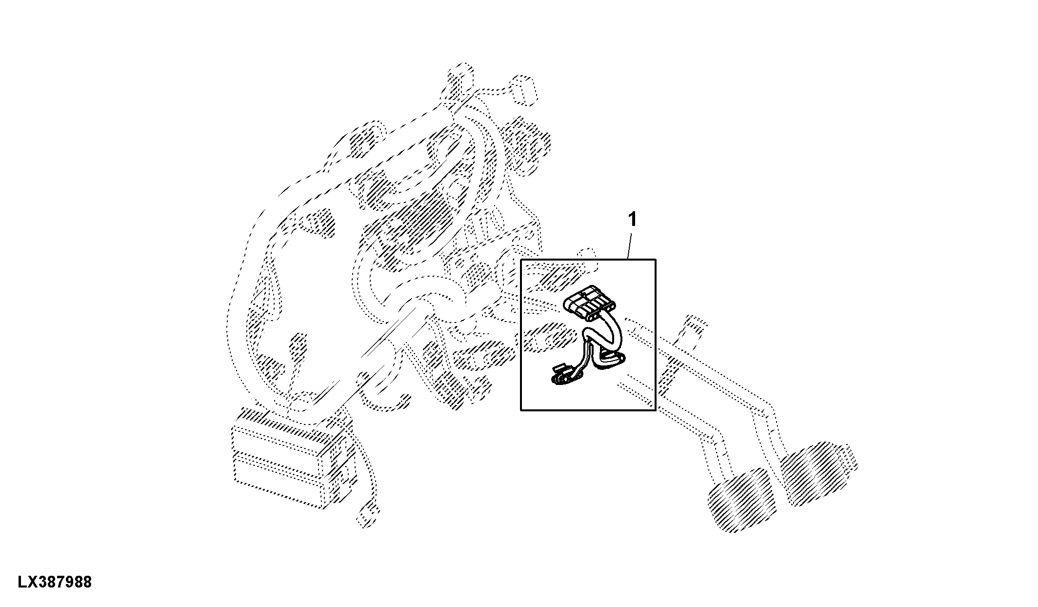 Brake Pedals and Wiring Adapter Switch