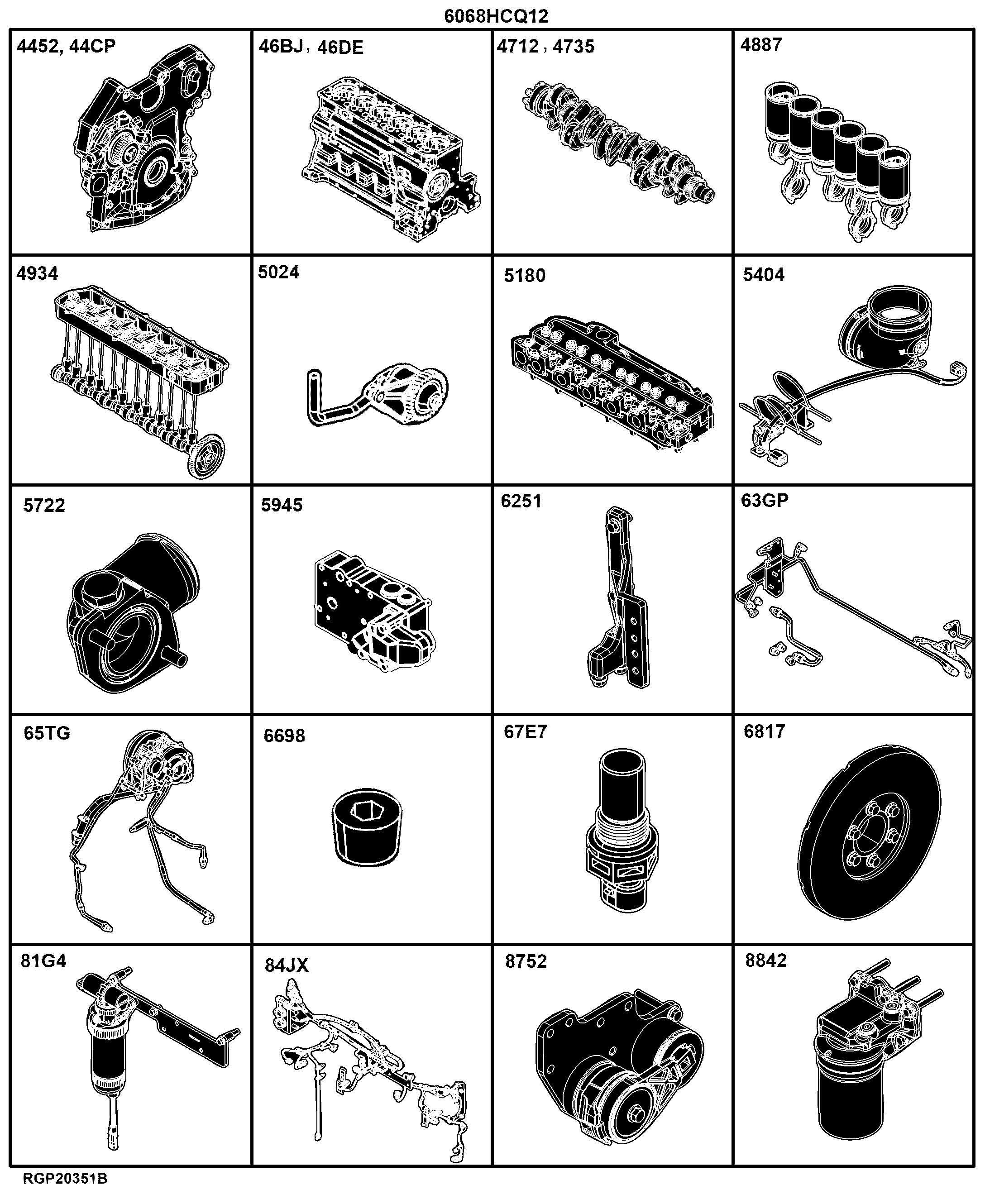 E1 Engine 6068HCQ12-DZ102914