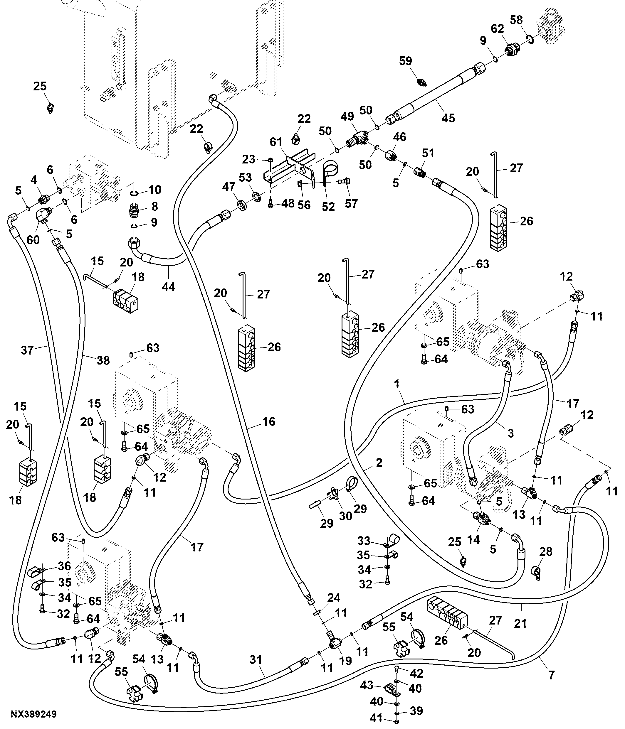 Hydraulic Hoses, Dual Bin And Tri Bin Distribution (2 of 2)
