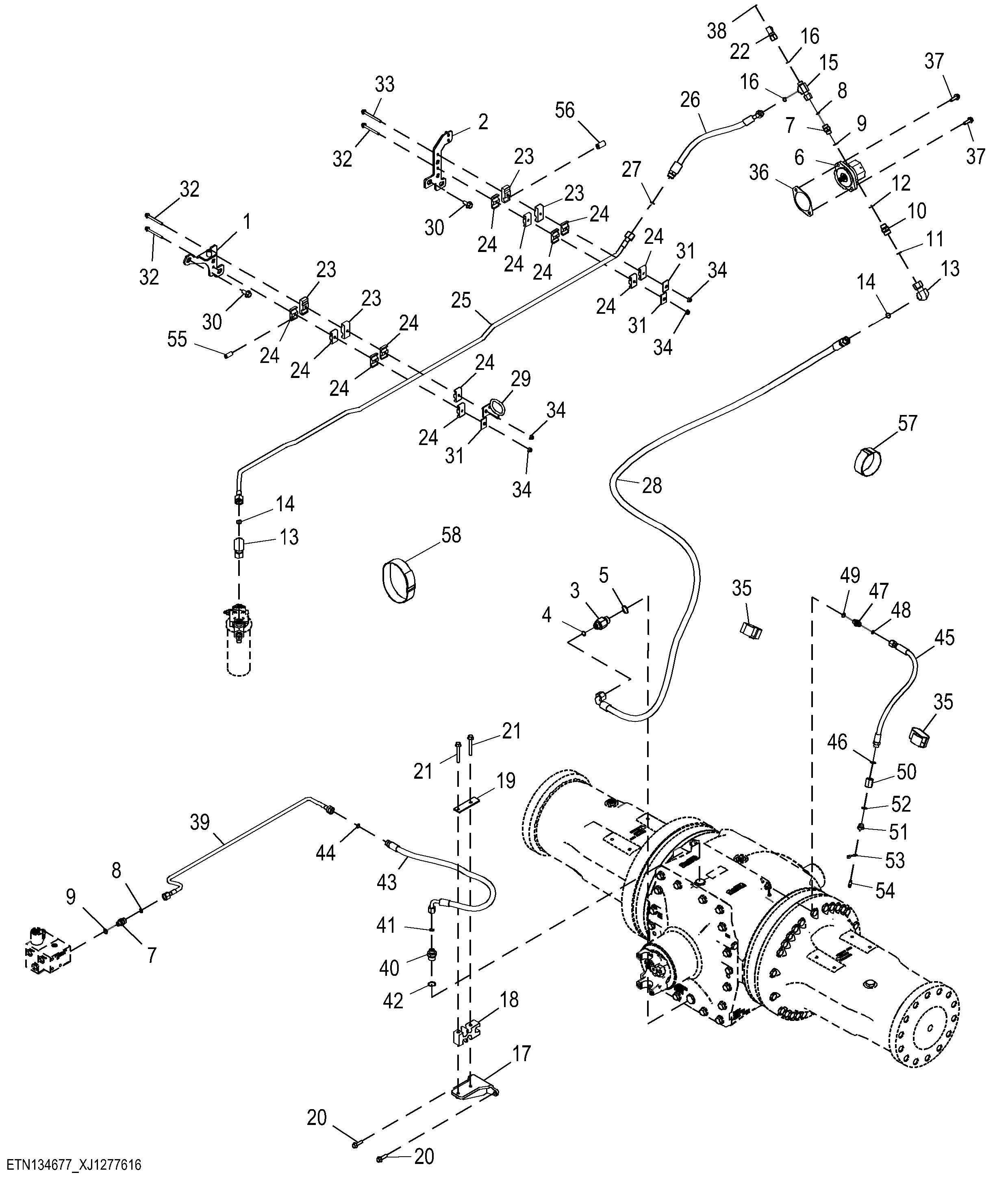Axle Cooling and Filtration System for Front Differential Lock (3 of 4)