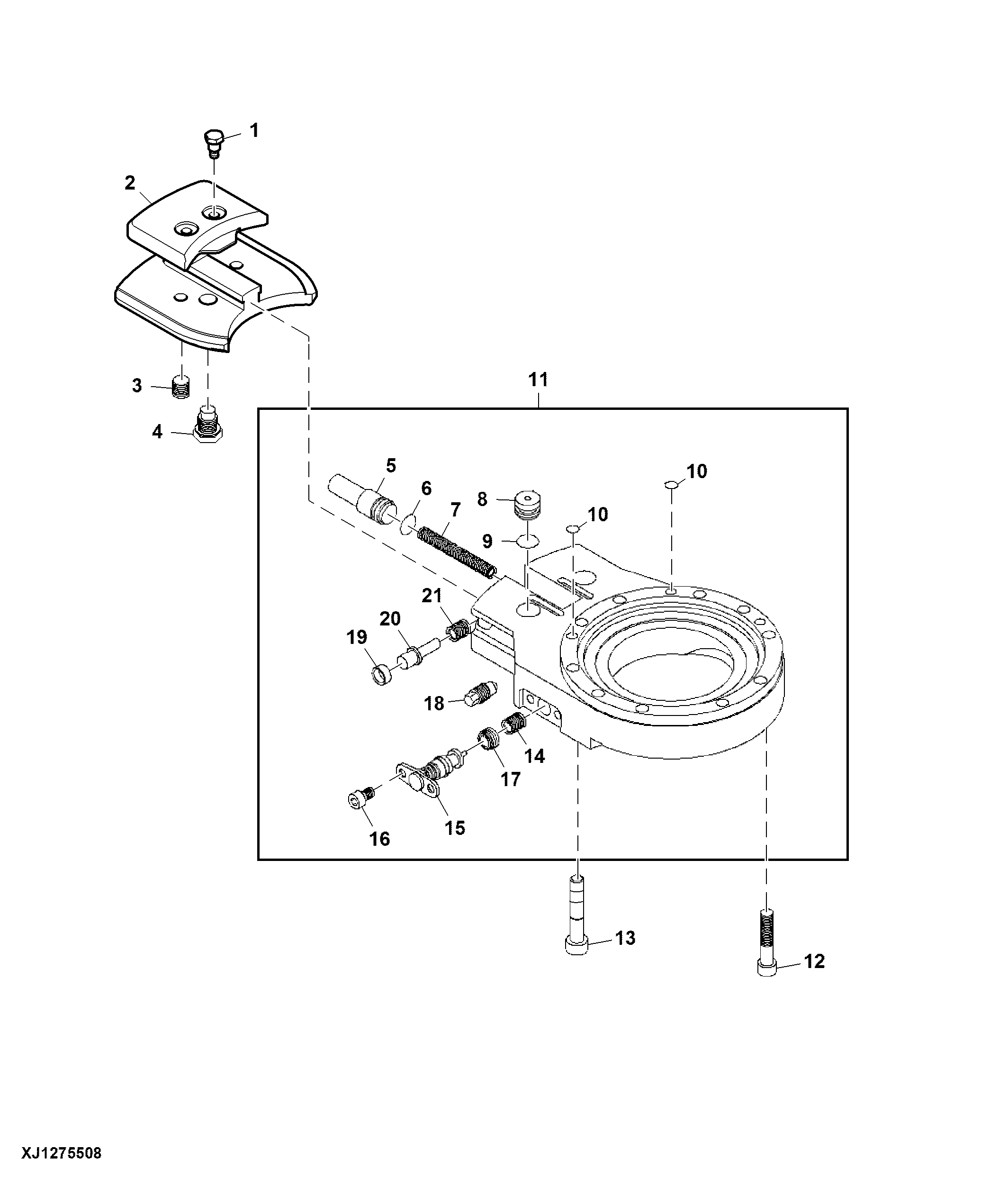 Main Saw Assembly Supercut 100 (Bar Holder)