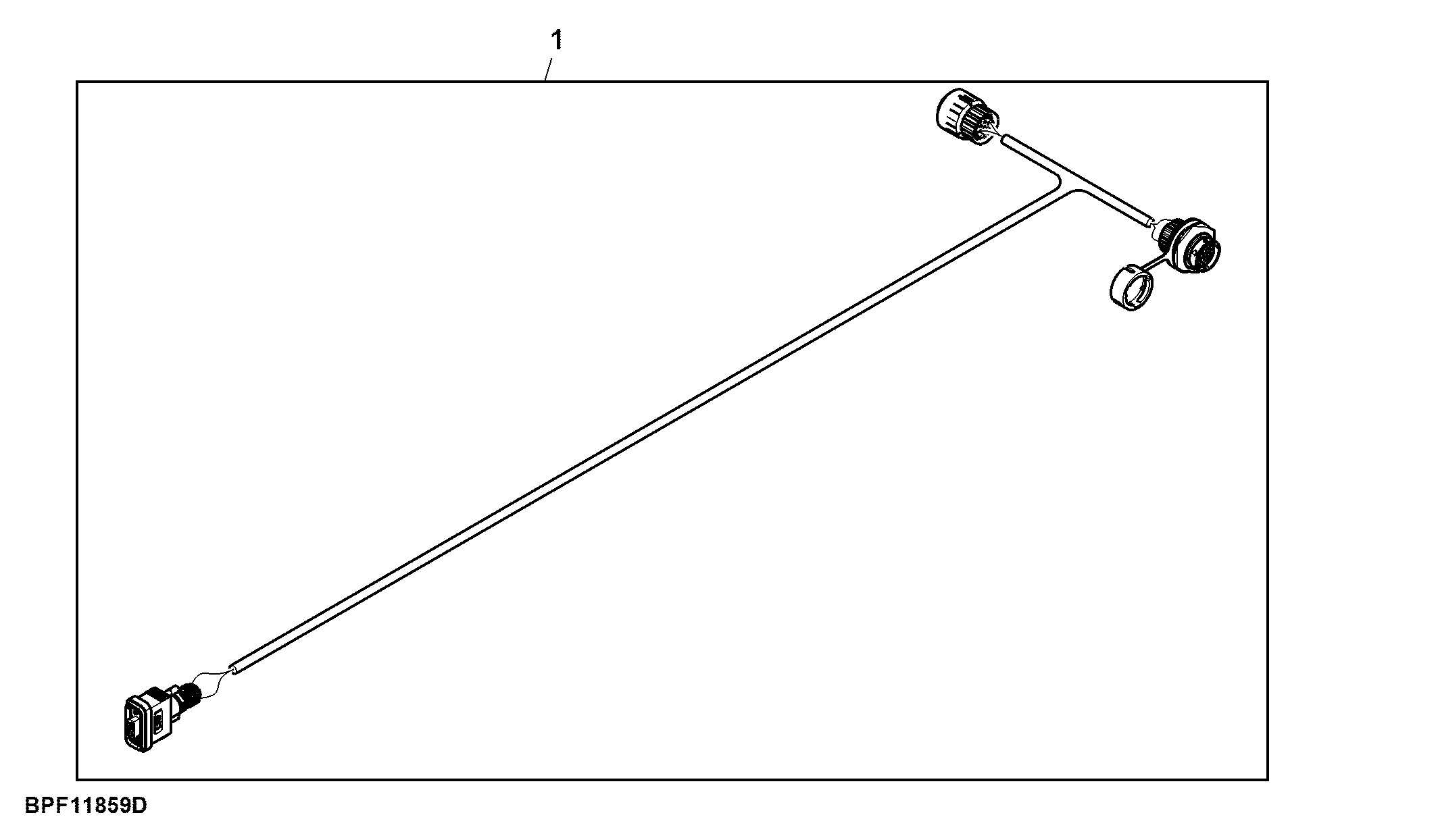 Attachment, GreenStar™ RS232 Adapter Harness