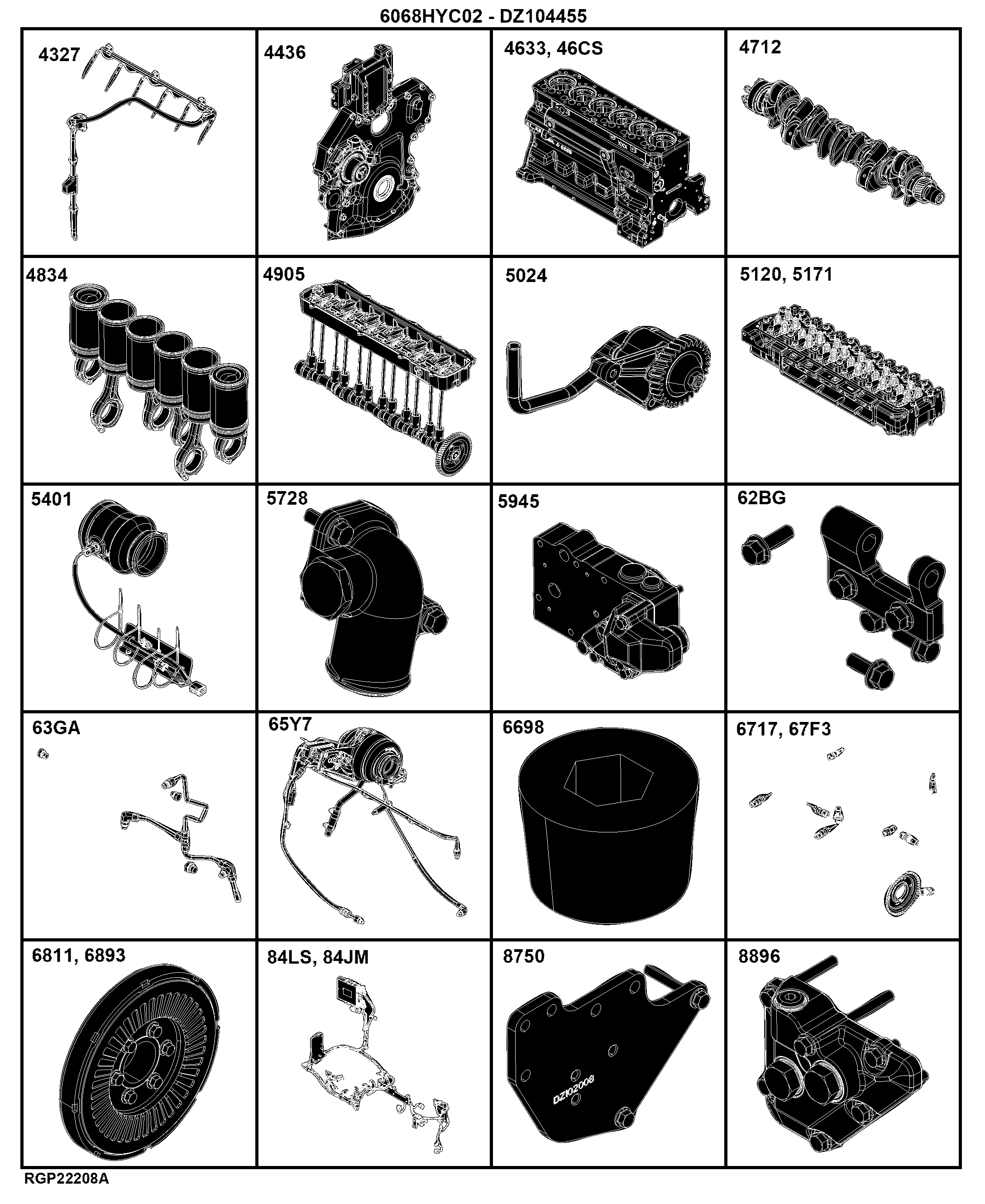 E1 Engine 6068HYC02-DZ104455