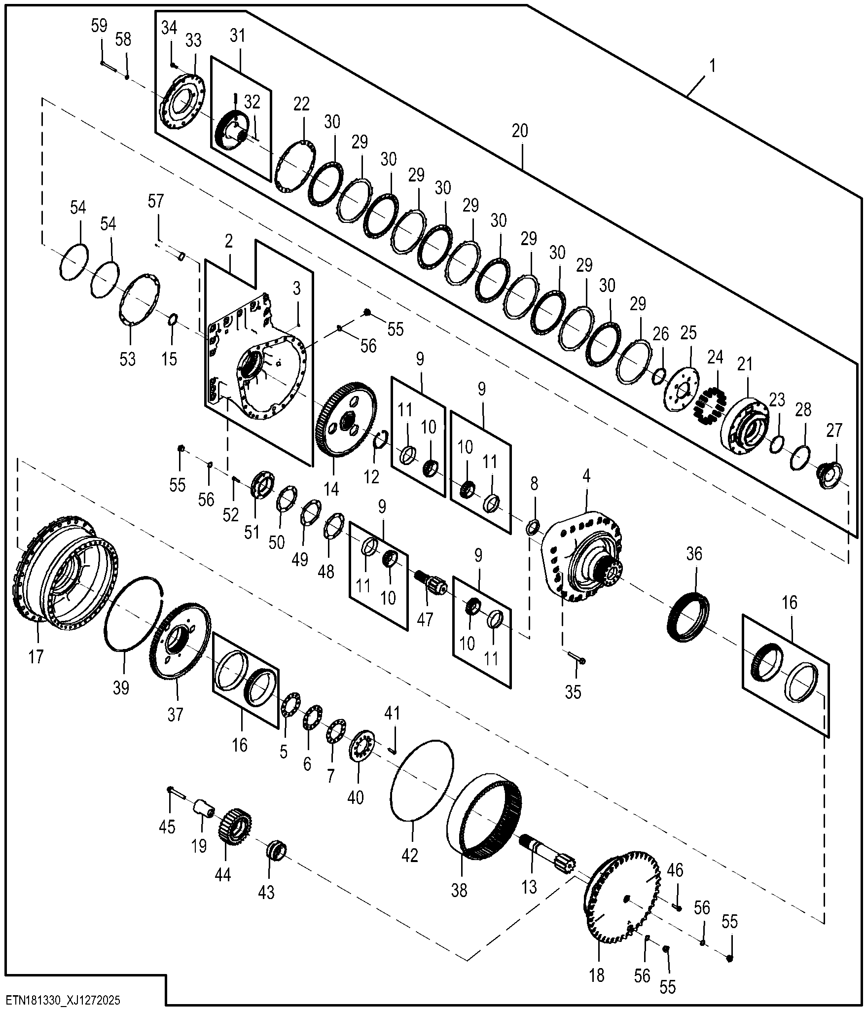Final Drive Components, Standard Track, Long Track