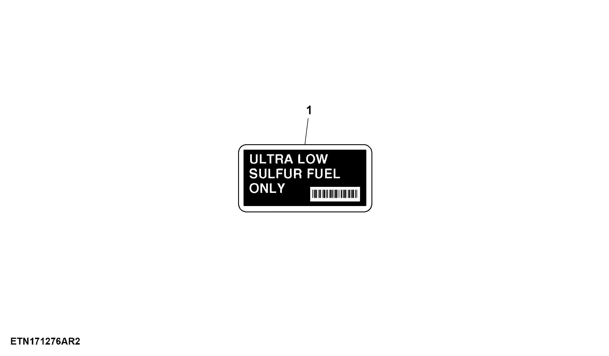 Decal, Ultra Low Sulfur Fuel