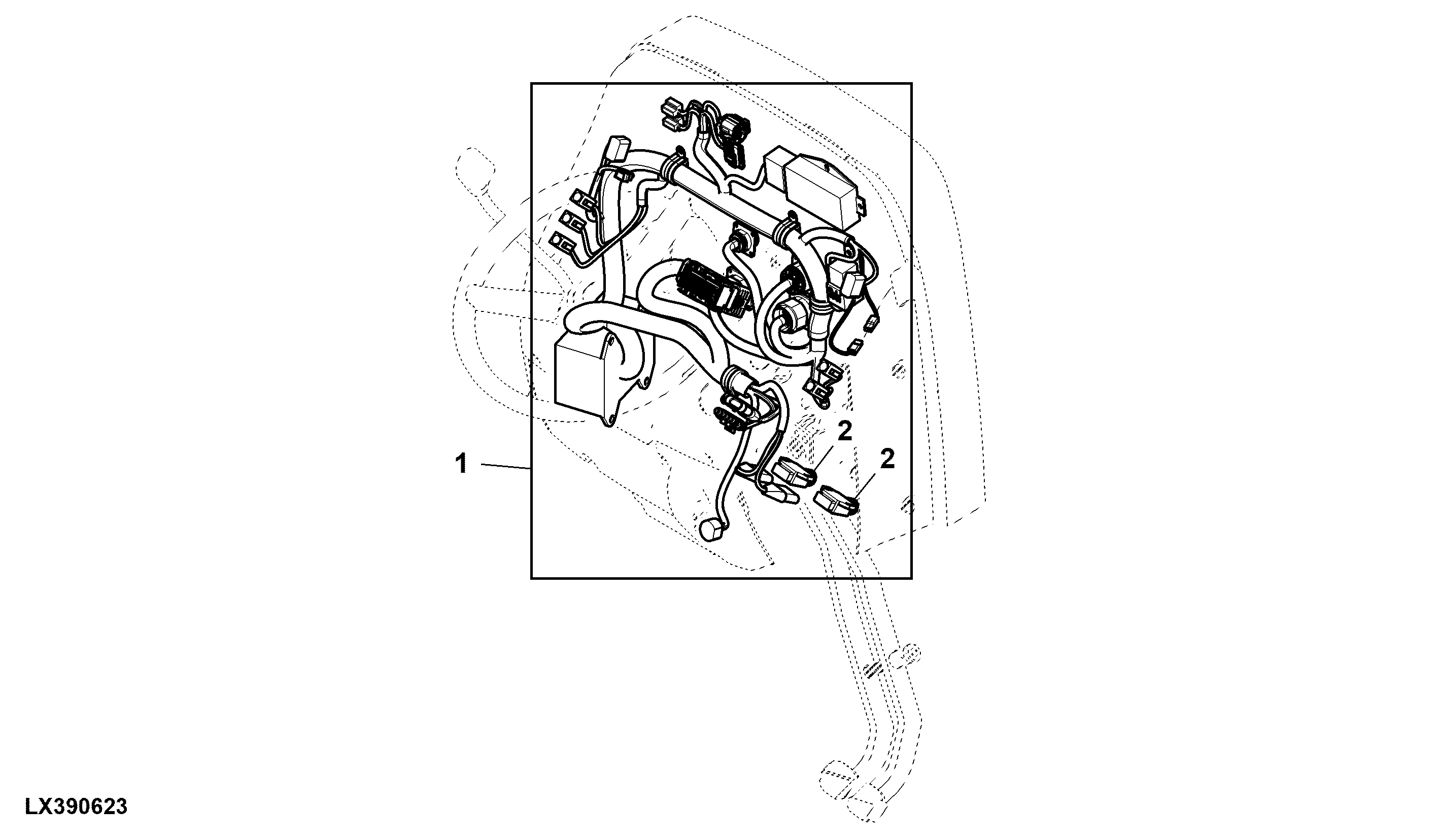 Wiring Harness, Dashboard ( - x08672)