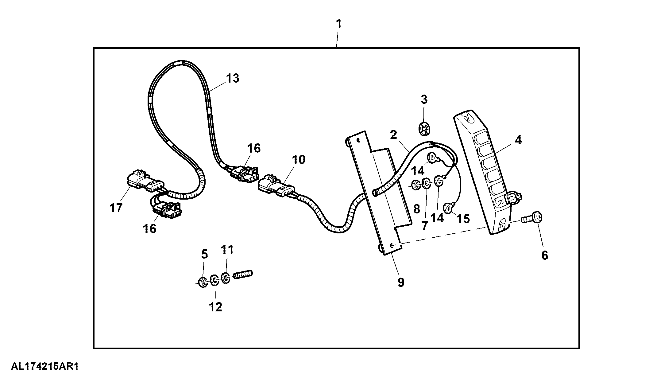 Multi Power Outlet Socket Strip / Wiring Harness, Attachment