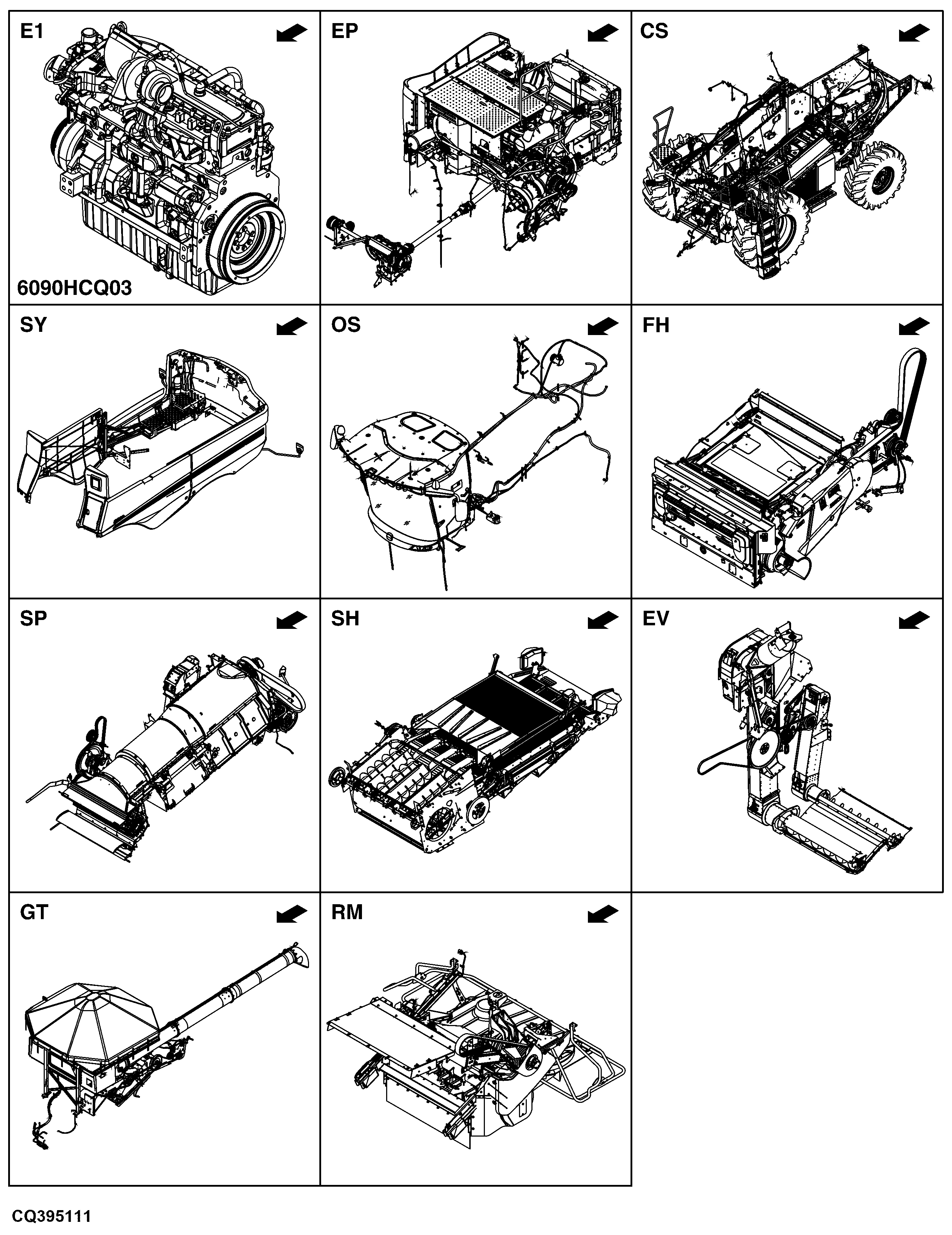 S760 Combine (PIN: 1J0S760XXXX130100-1J0S760XXXX140099)