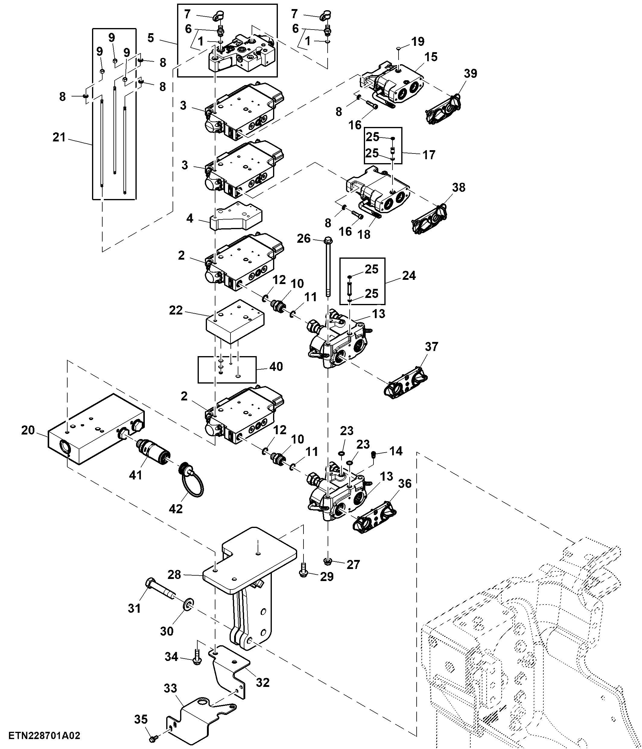 Selective Control Valve, 8 SCV W/ 3 x 3/4" Couplers (2/2) (809012 - )