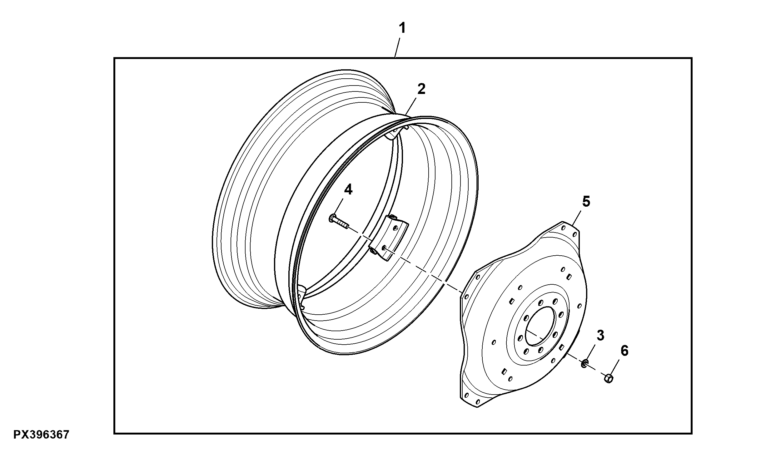 Rear Wheels Adjustable 8 Position DW15LX34 ( - 000705)
