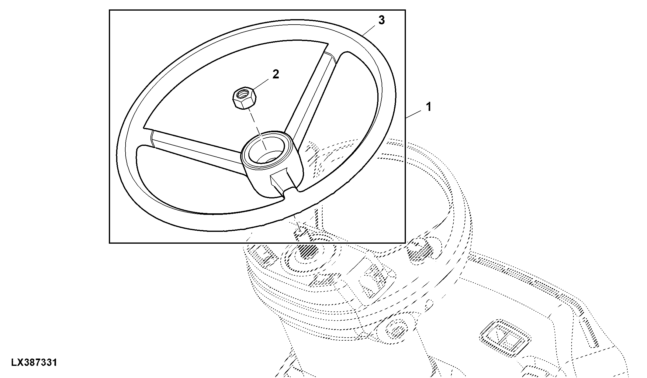 Steering Wheel, Attachment