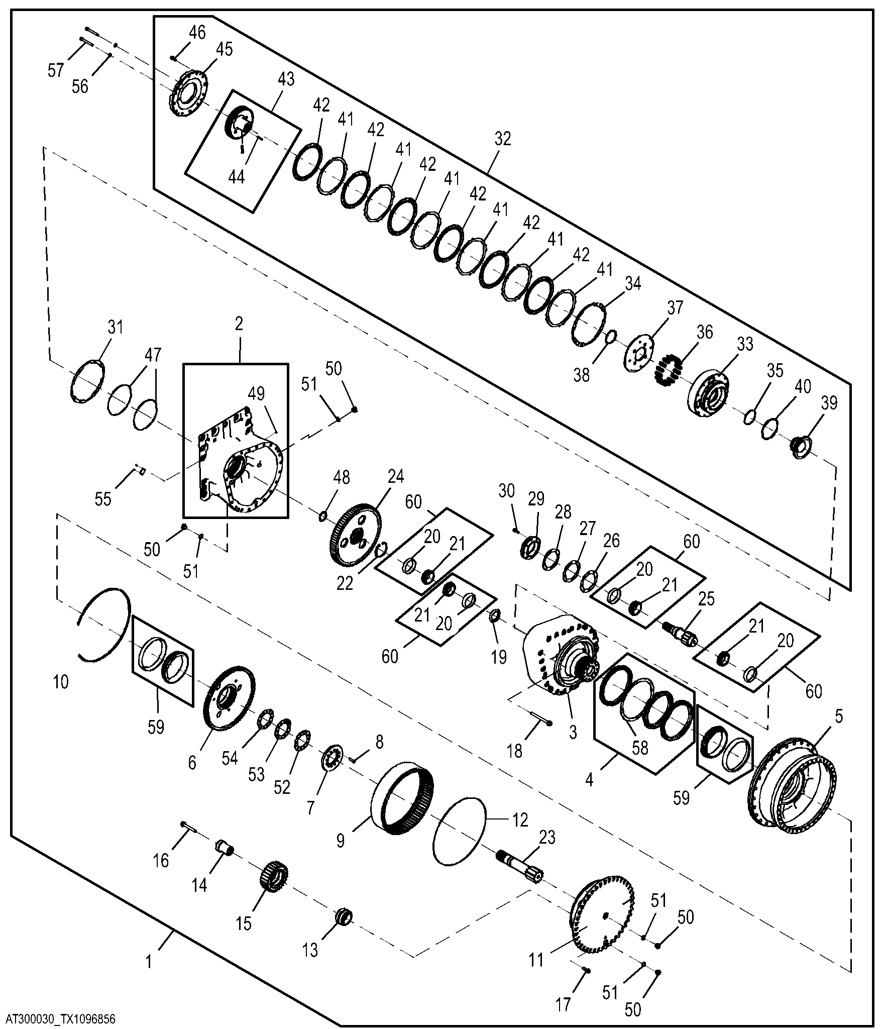 Final Drive Components, Wide Track, Wide Long Track (165124 - )