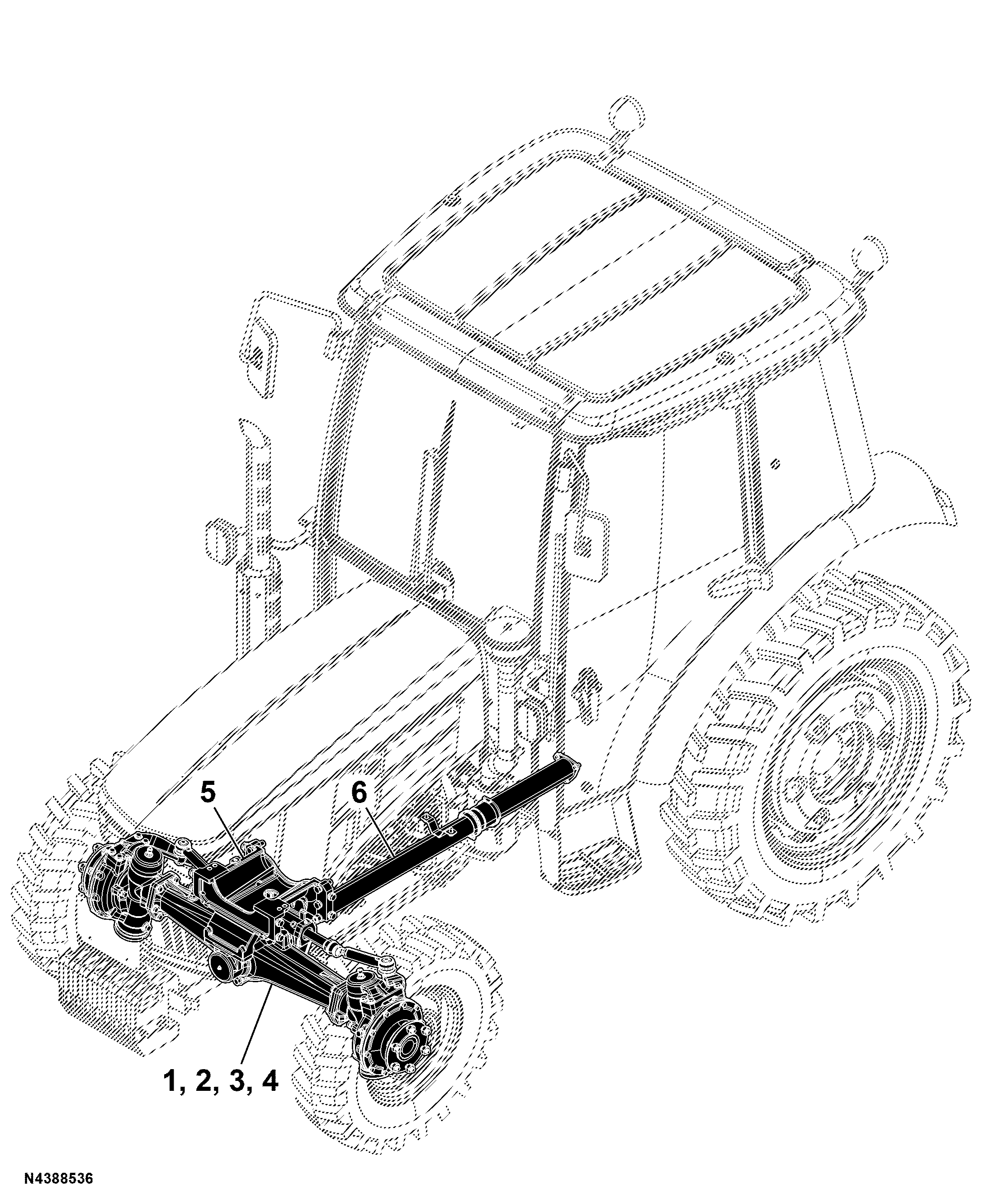 56 Front Axles