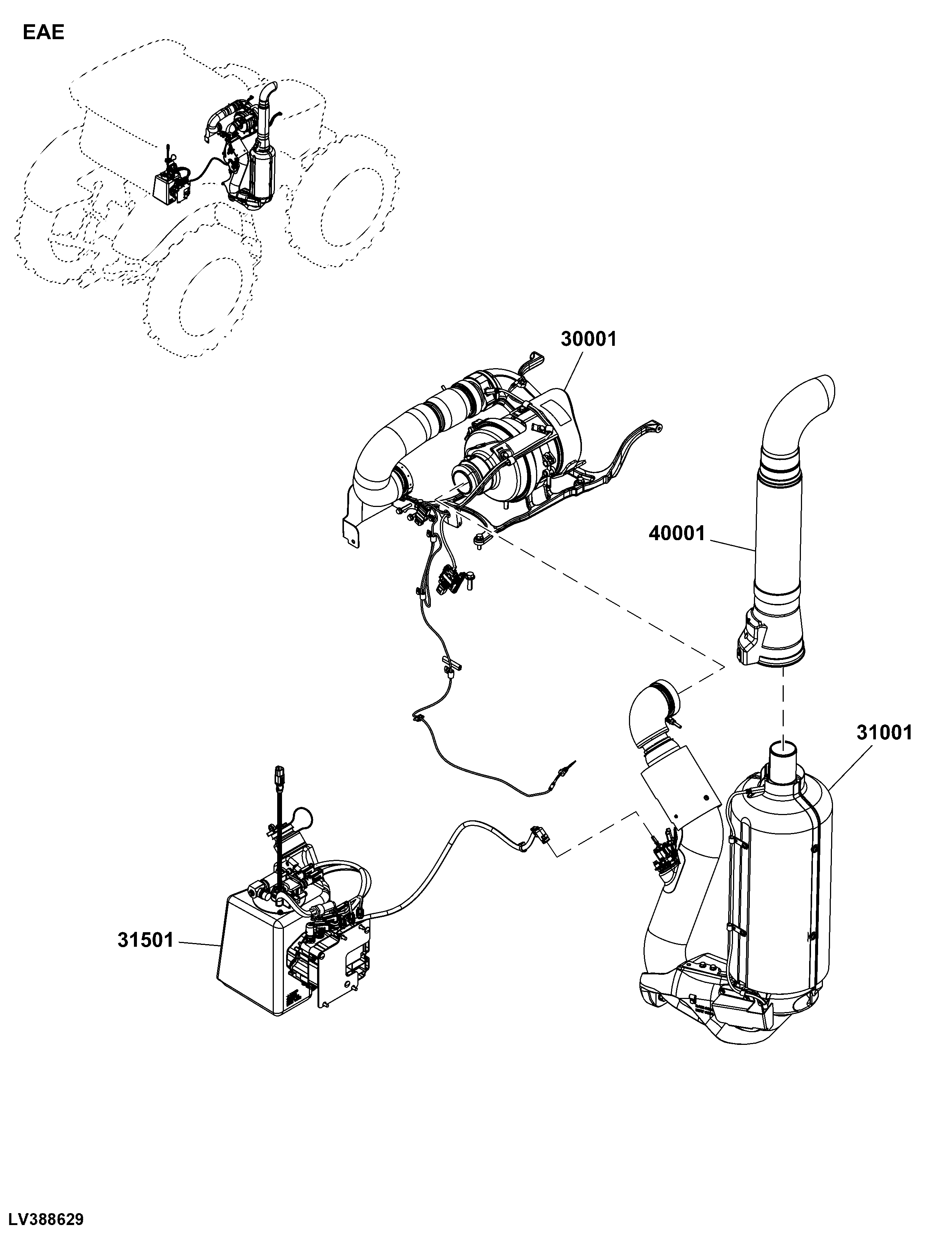EAE Exhaust System, Engine Air