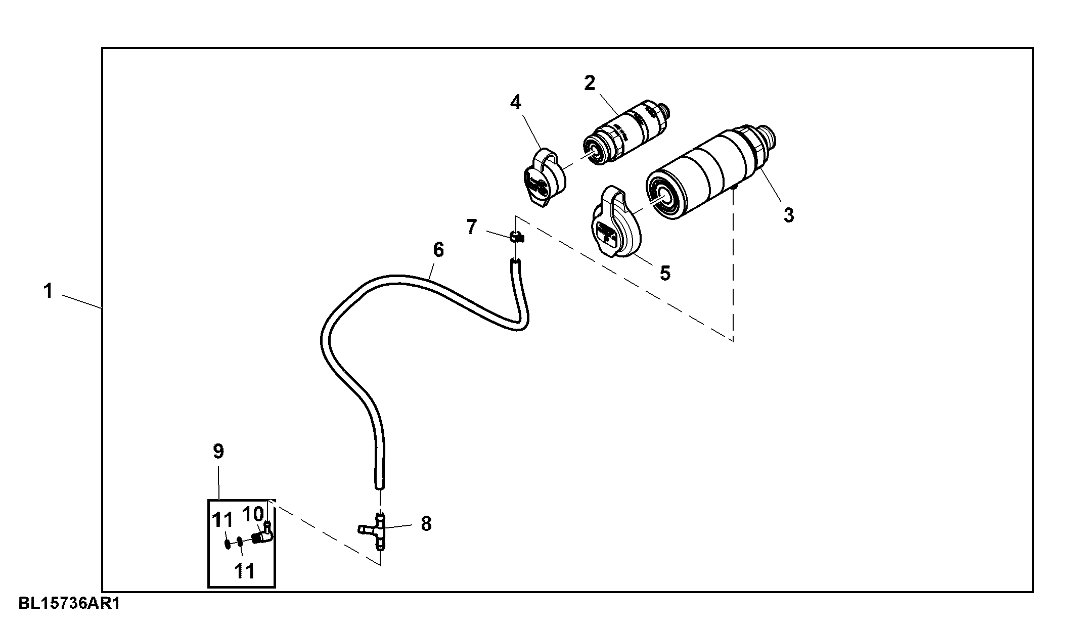 Breakaway Coupler, Power Beyond, Class 2, Attachment