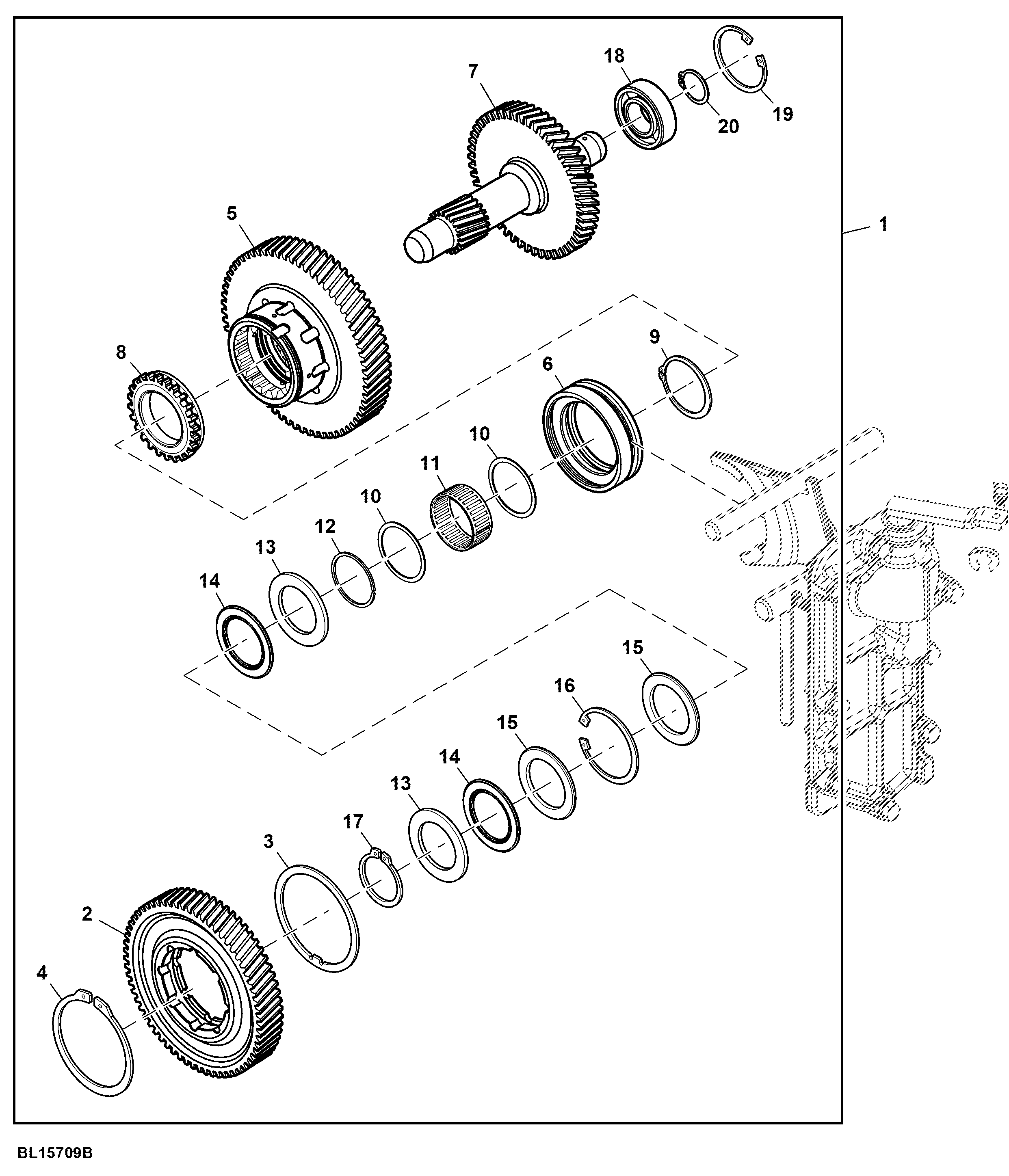 Creeper, 4 and 6 Range Transmissions, Attachment