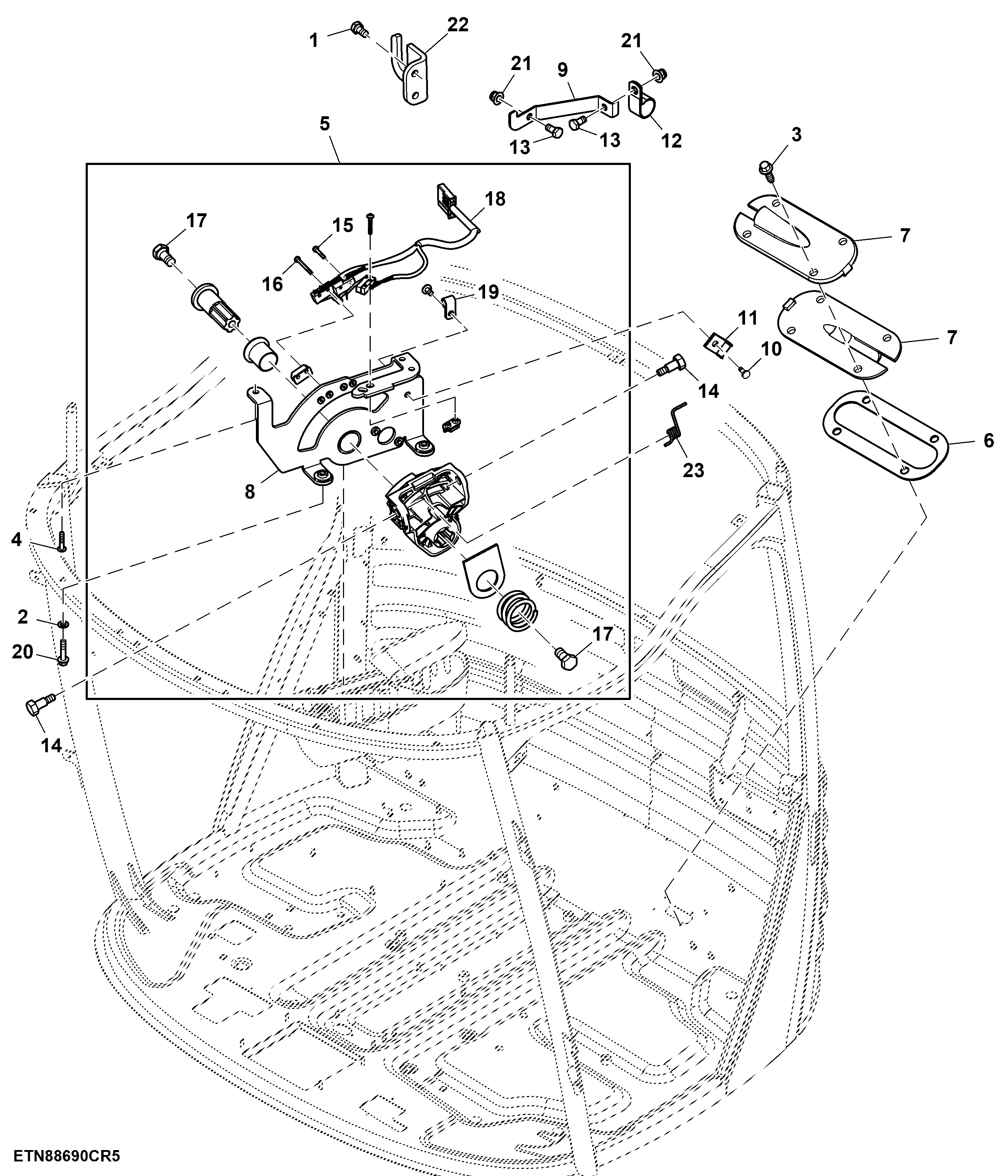 Multifunction Lever Mechanism Control W/O Sensor