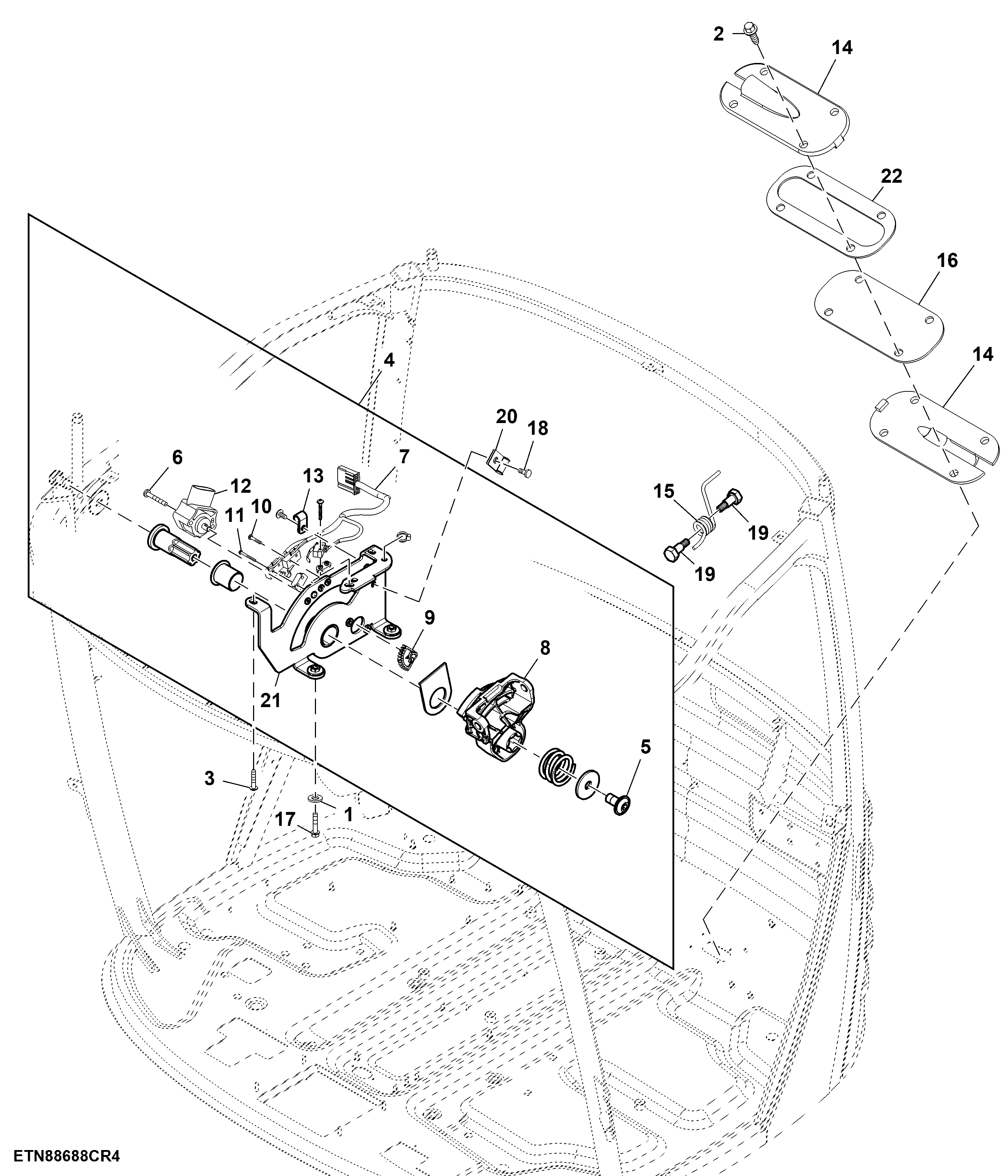 Electrical Hydrohandle Mechanism Control W/ Sensor