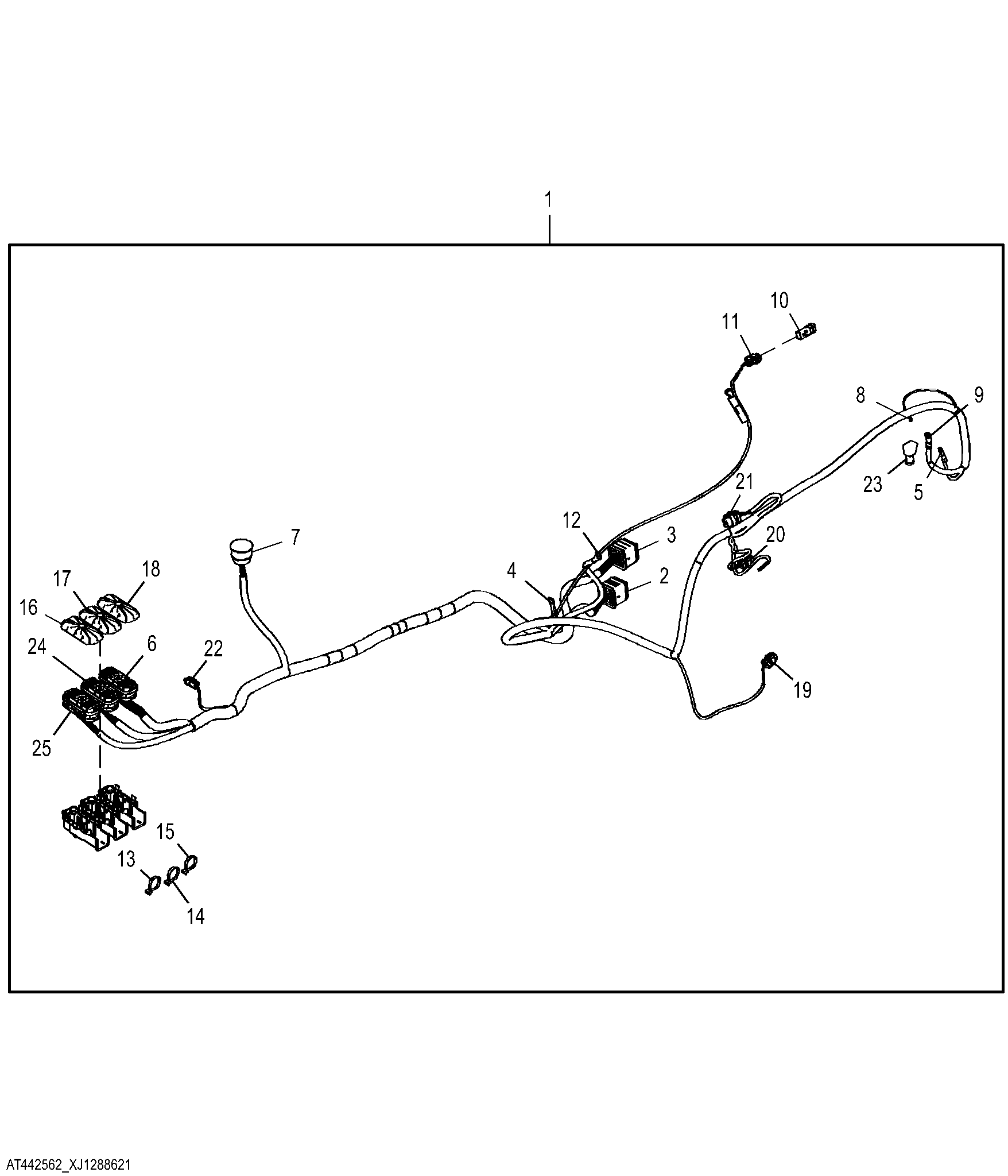 Engine Wiring Harness and Connectors (661438 - )