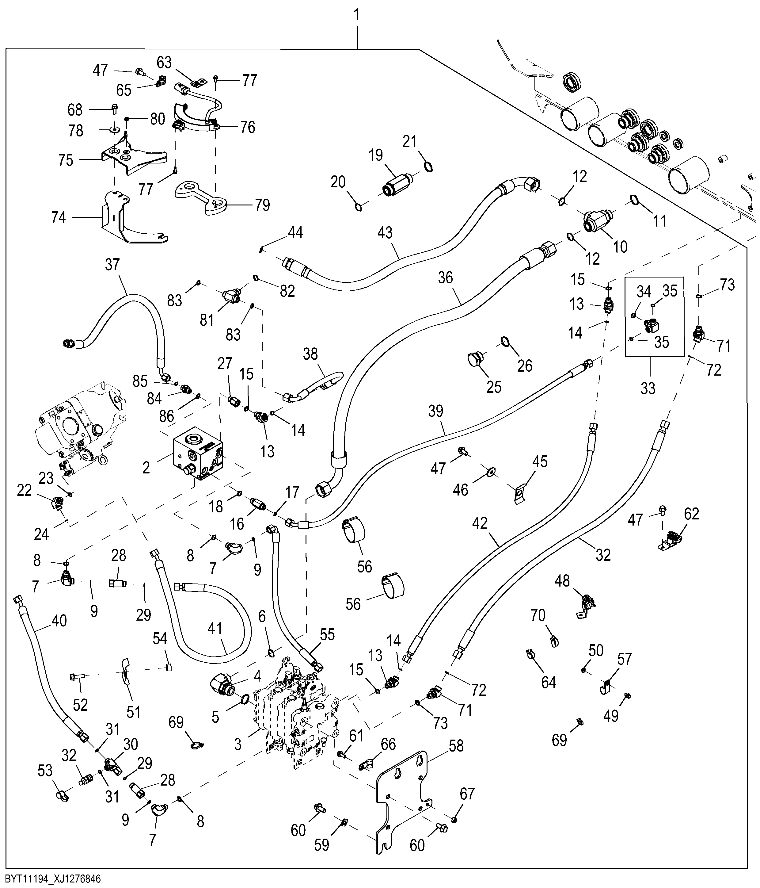 Orbitrol to Joystick Hydraulics Kit (2 of 2)