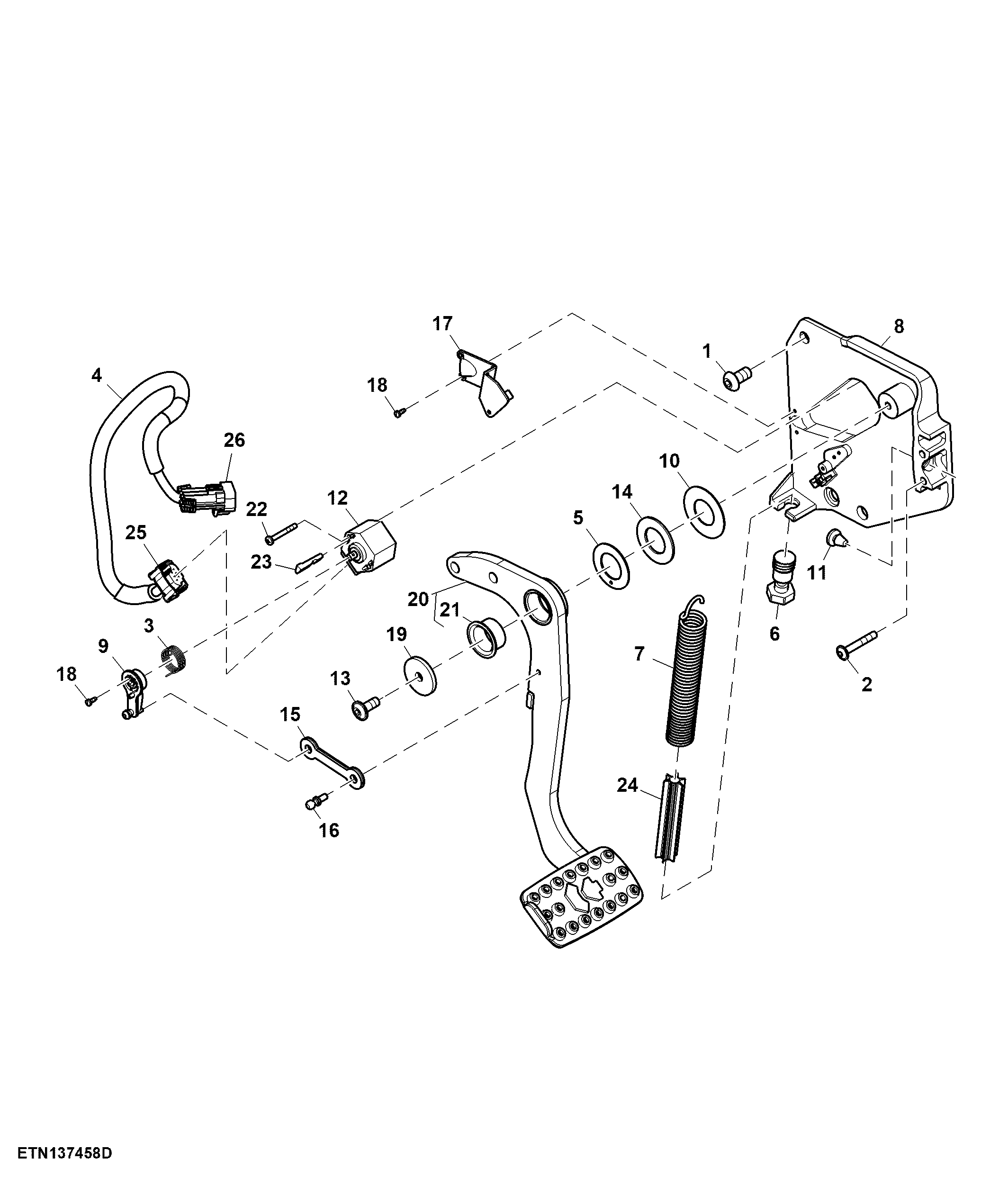 Clutch Actuation Components, Clutch Pedal, Electrical