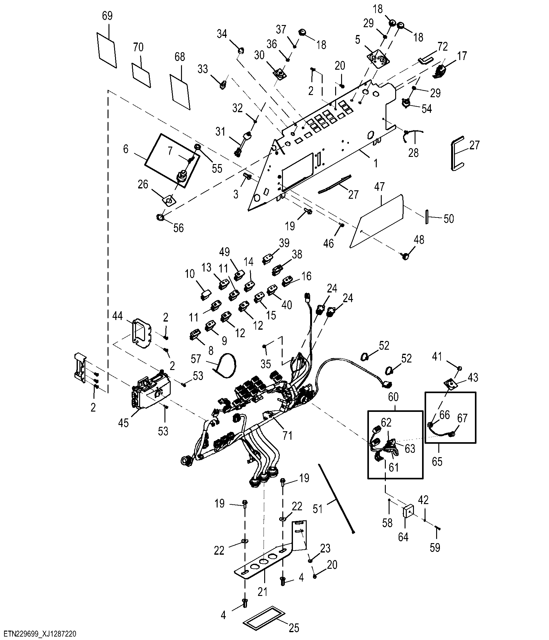 Console Controls, Circle Saw with Mobile Hydraulics (381571 - )