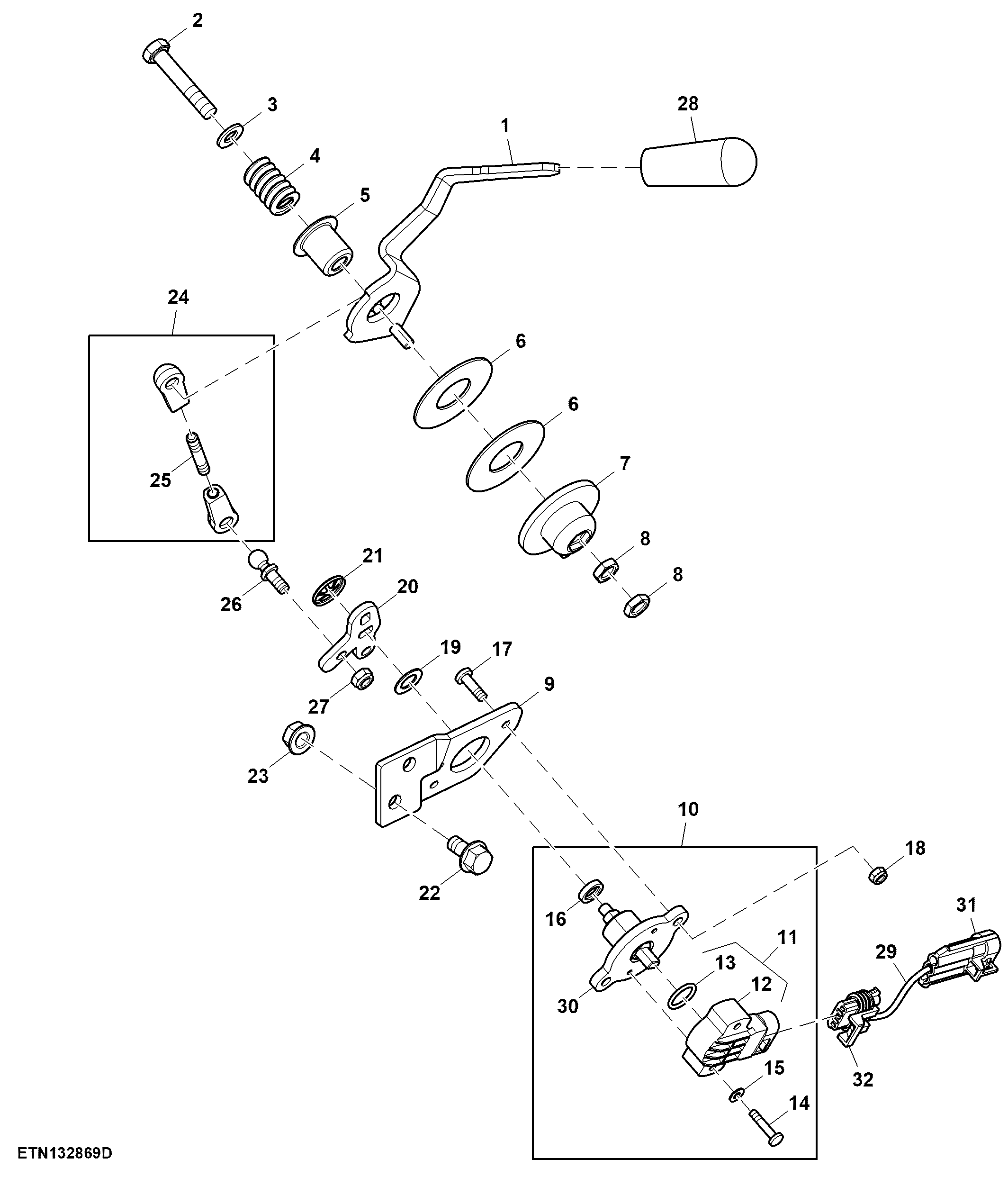 Electronic Speed Control, W/O Multi Function Lever Installation