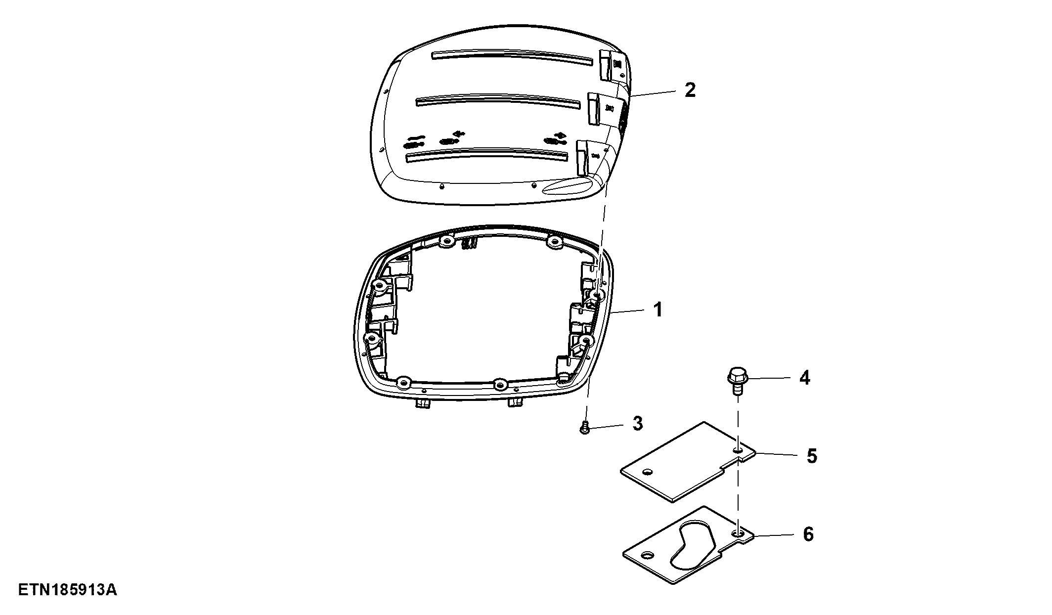 Console, W/O E-SCV Control, W/O Mechanical SCV Control, W/ Armrest
