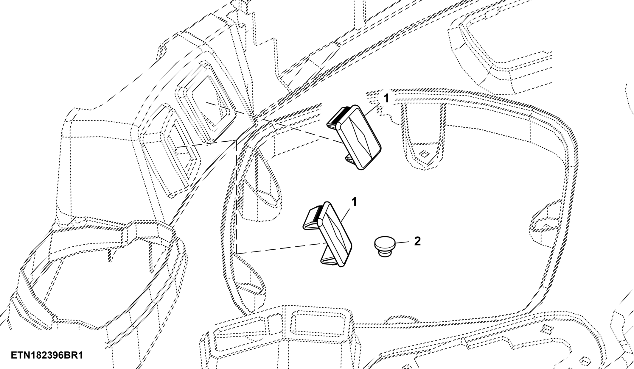 Plug, W/O Loader Lights, W/O Quick Unlatch Function