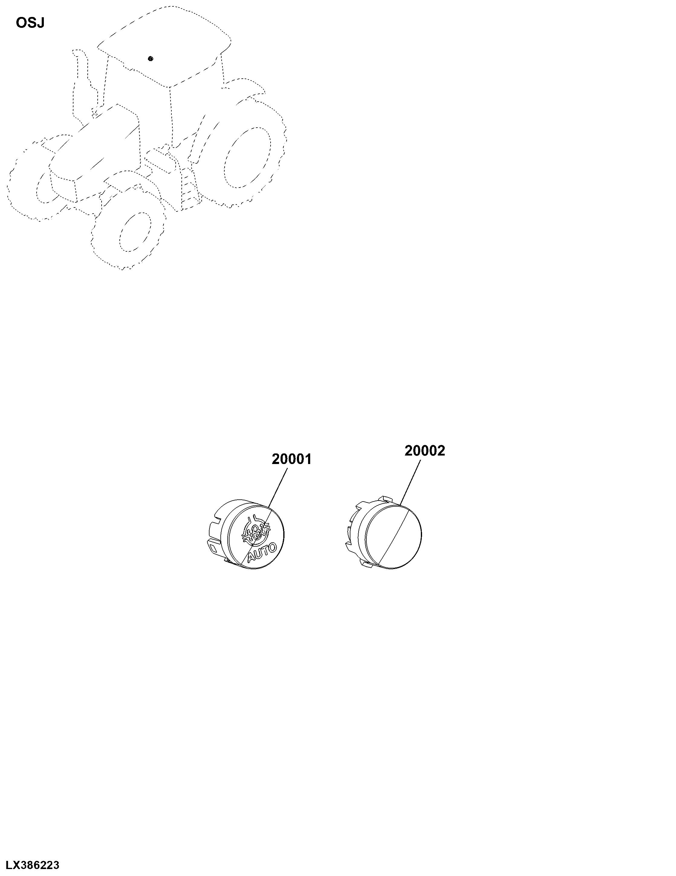 OSJ Rear Differential Lock Controls