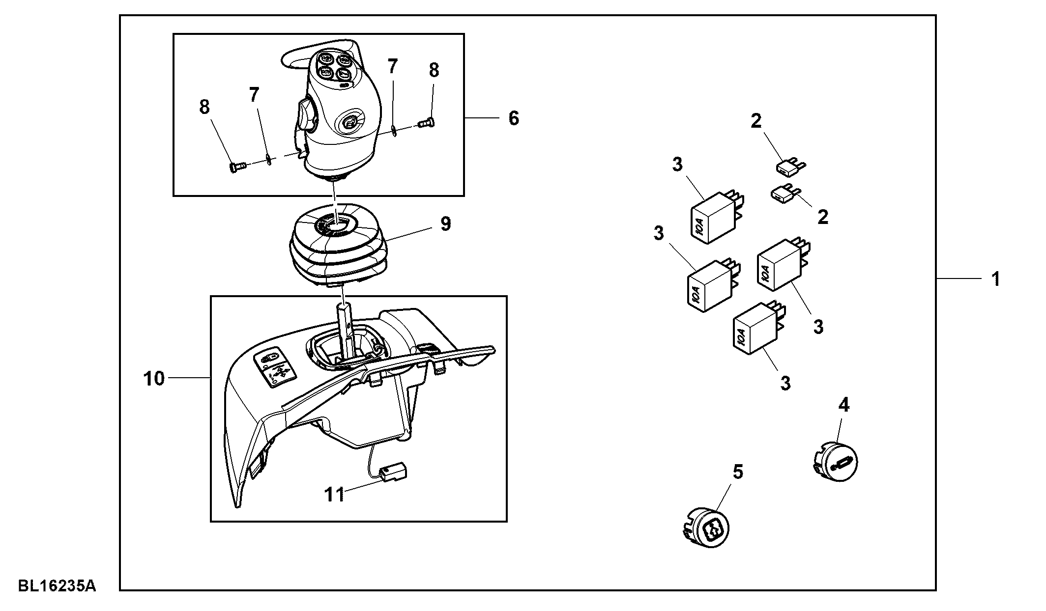 Multi-Functional Lever, Control, W/ CommandARM™, Attachment