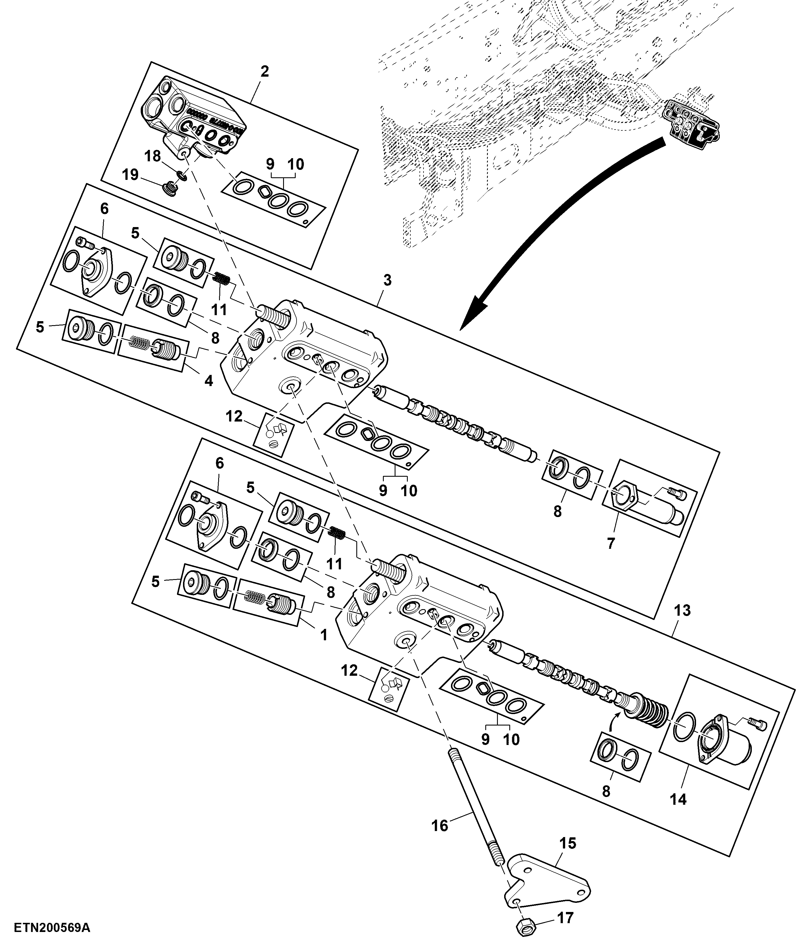Mechanical Midstack SCV, W/ 2 Functions (673929 - 977138)