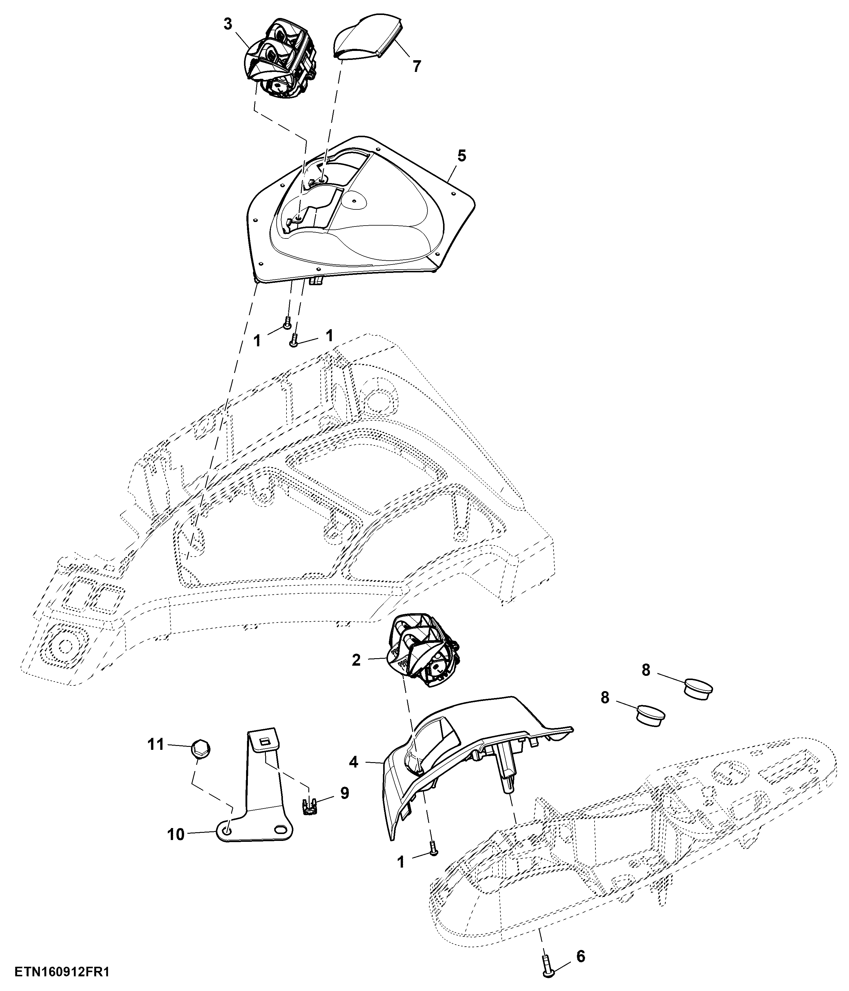 Control, E-SCV, 1st, 2nd, 3rd, 4th, W/O Joystick, W/O Mechanical SCV, W/ CommandARM™