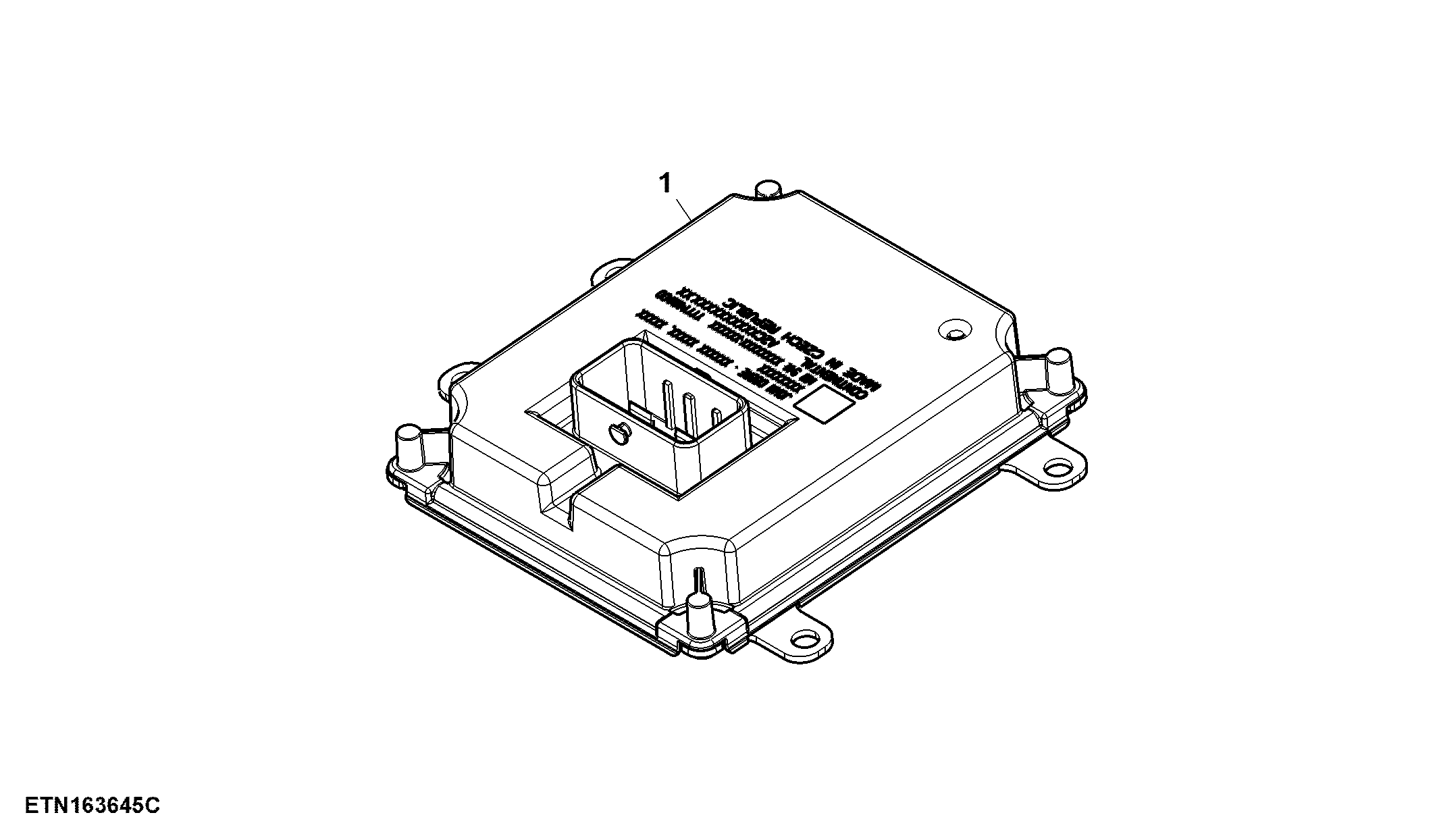 Electronic Control Unit, Front PTO, W/ TLS