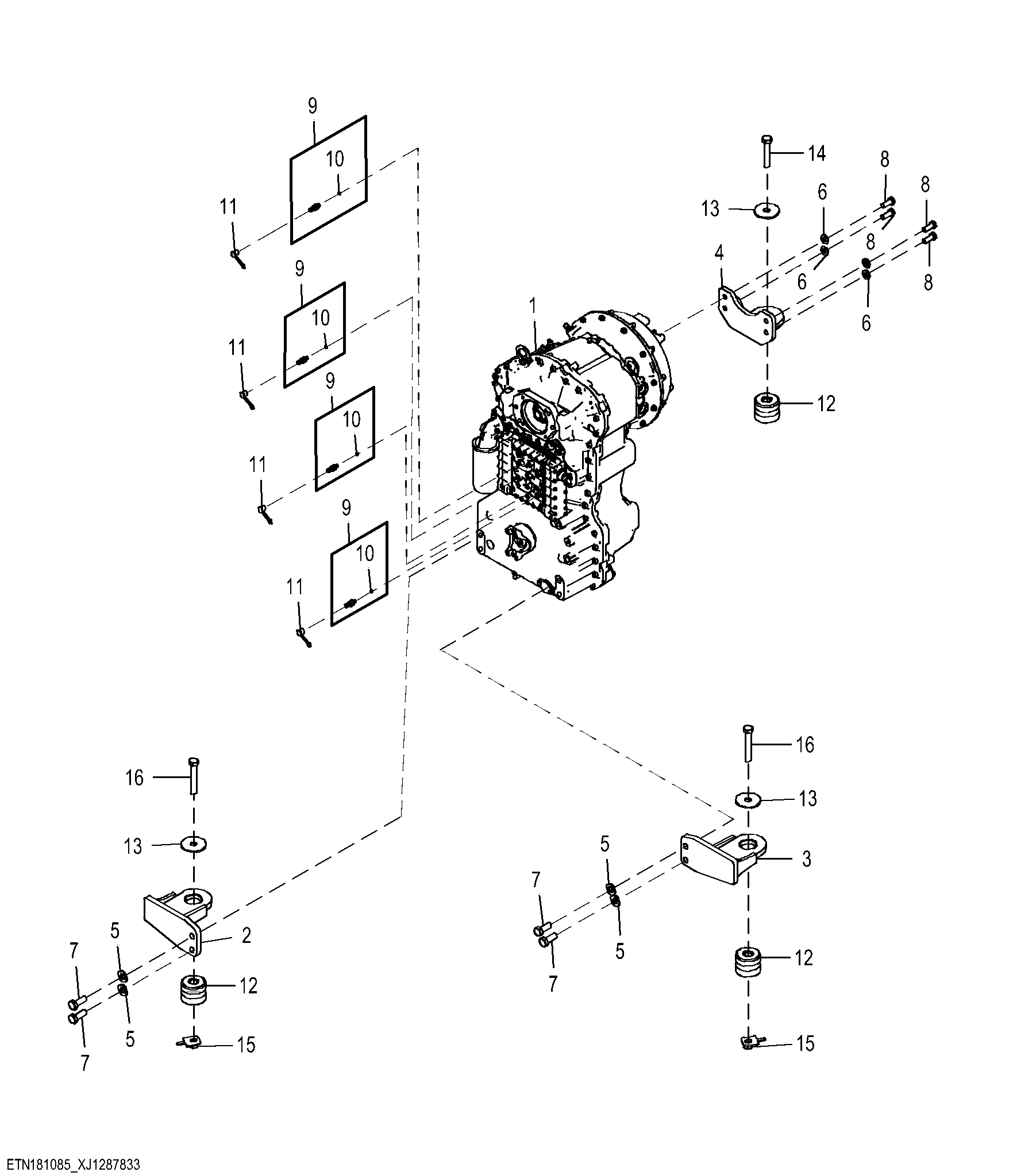 Transmission Without Lockup Torque Converter ( - 15417)