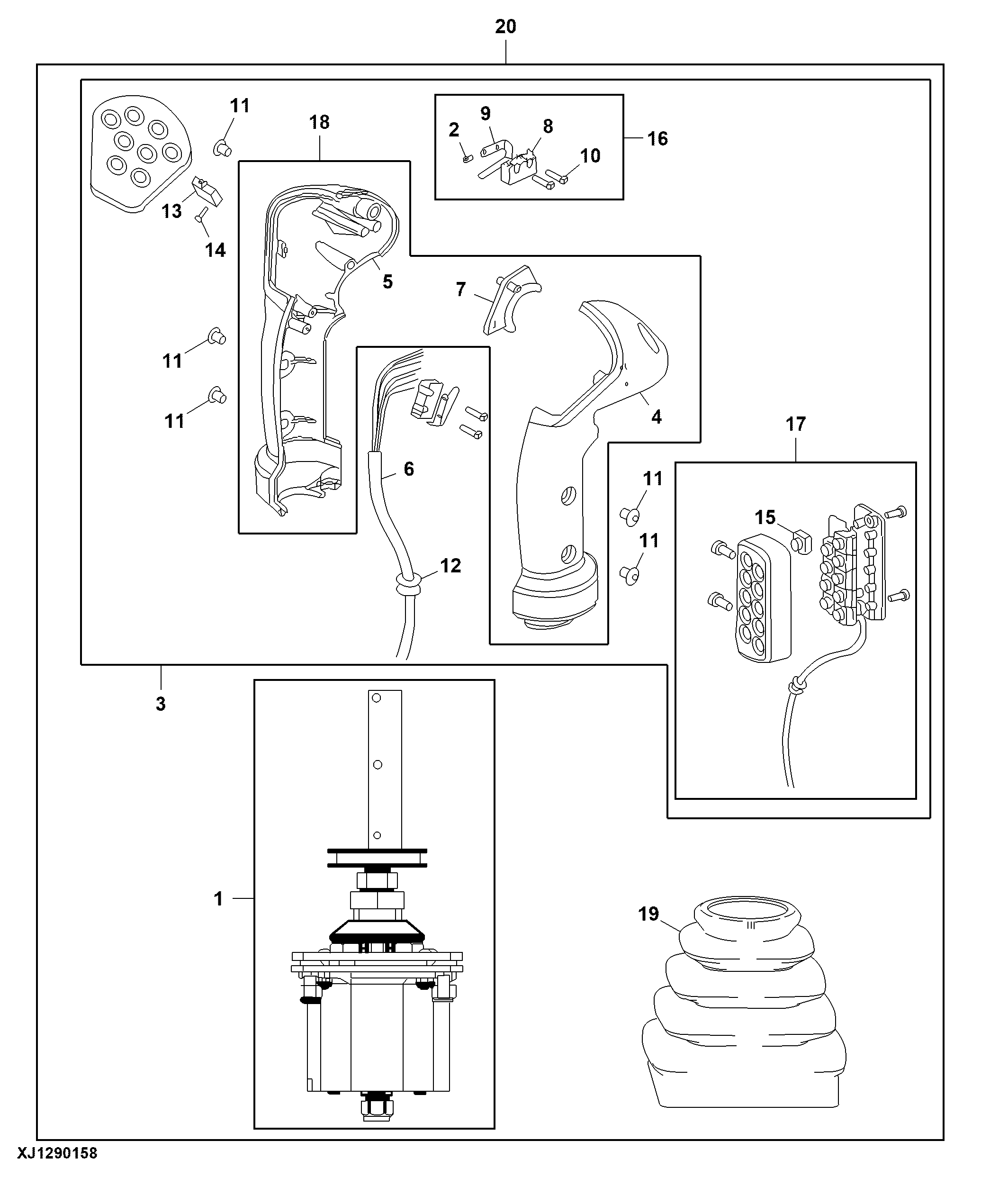 Measuring System Controller Components (Left),H-16 ( - 409162)