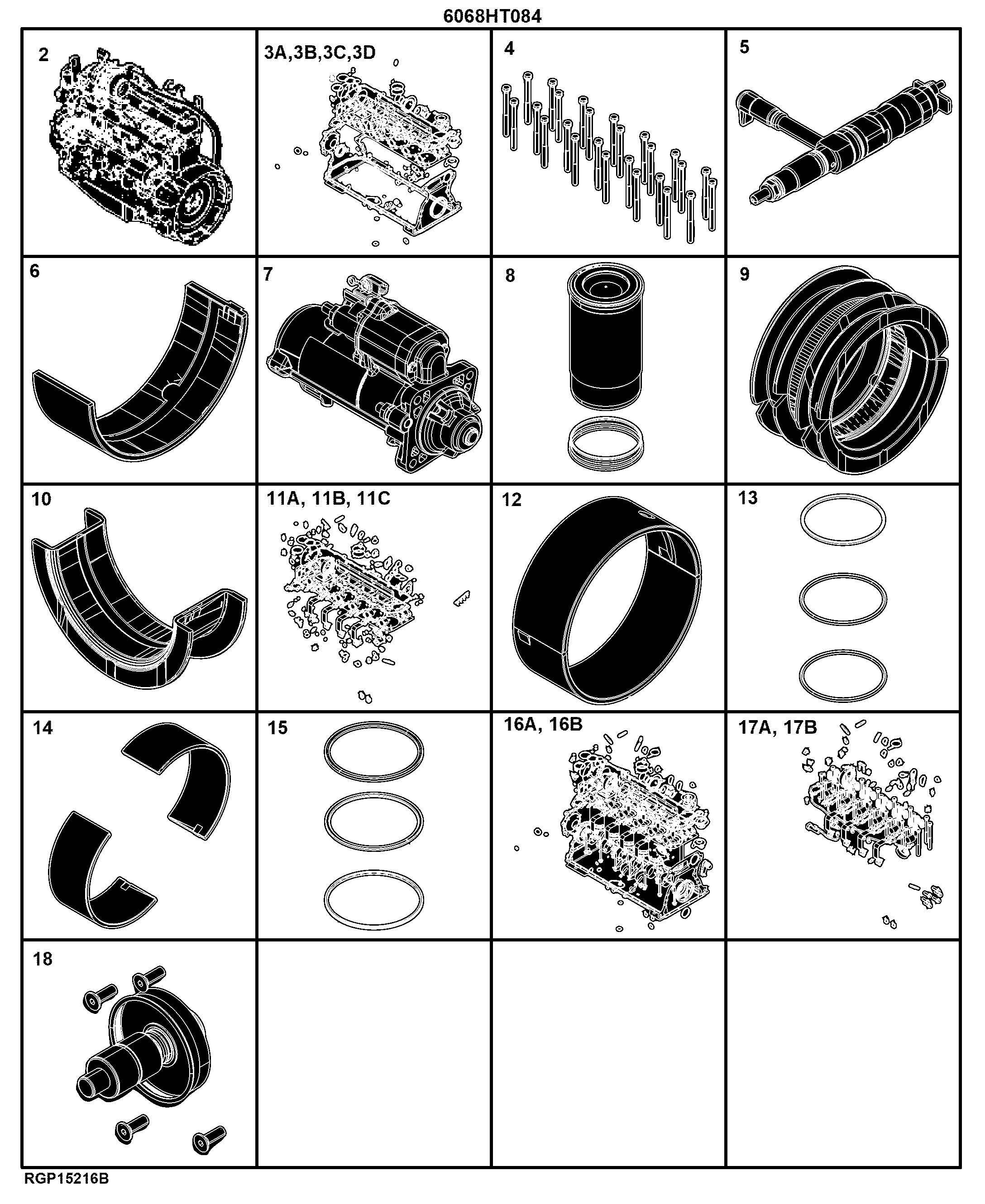 4 Engine 6068HT084-RE539849