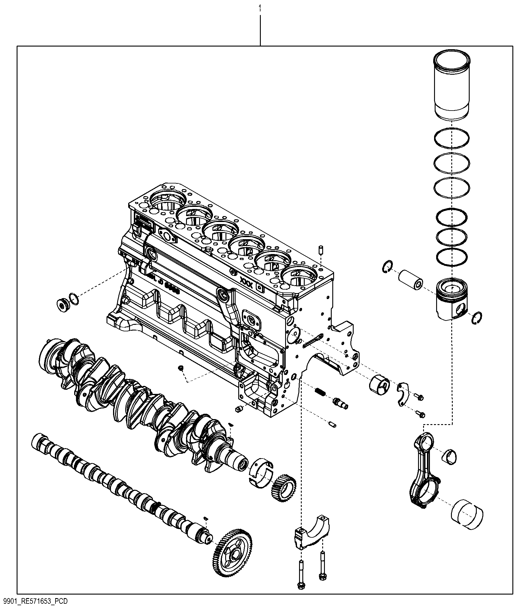 9901 Short Block Assembly